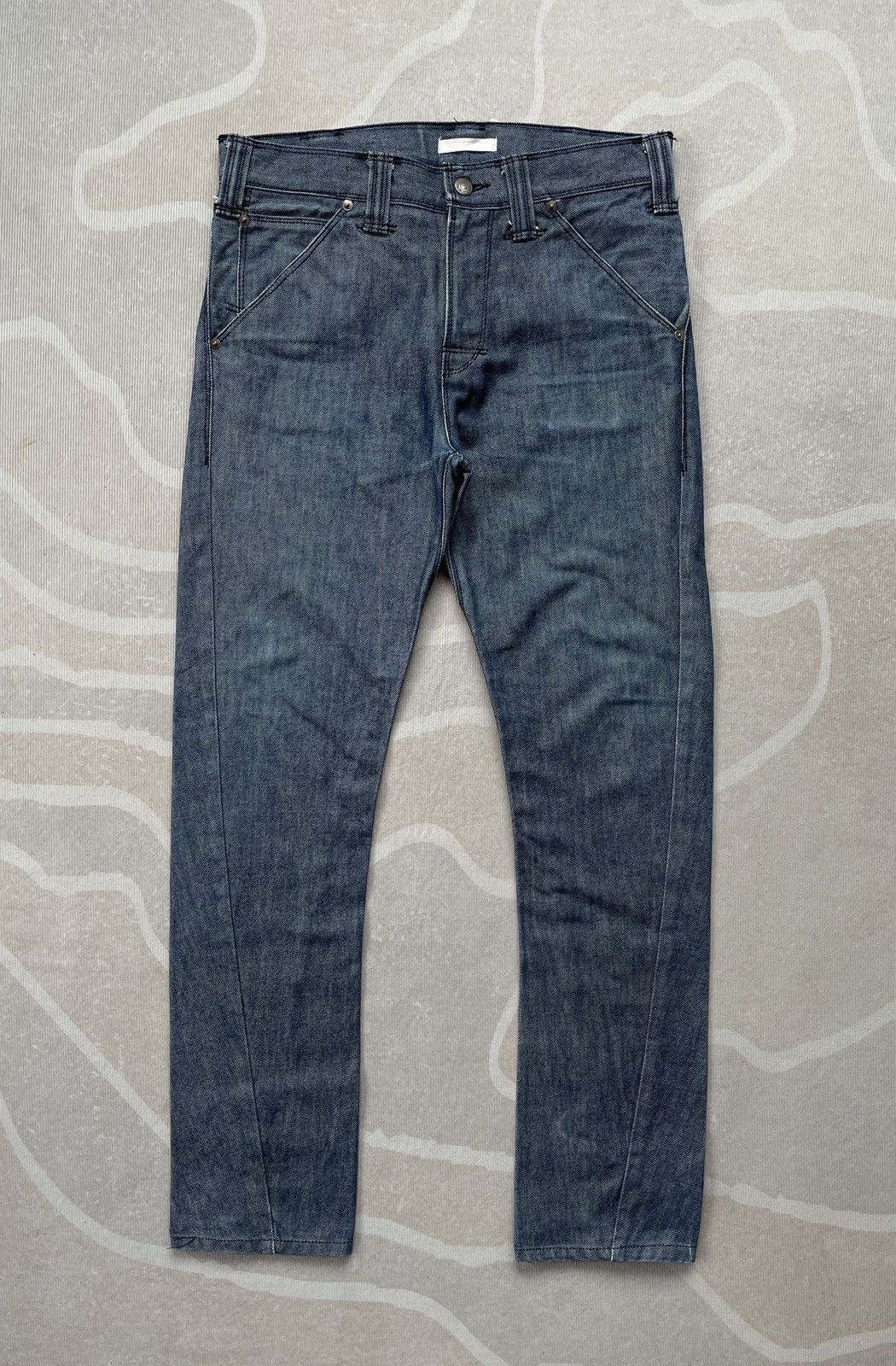 Japanese Brand Vibgyor Skinny Zipper Legs Jeans (P99) Size US 32 / EU 48 - 2 Thumbnail