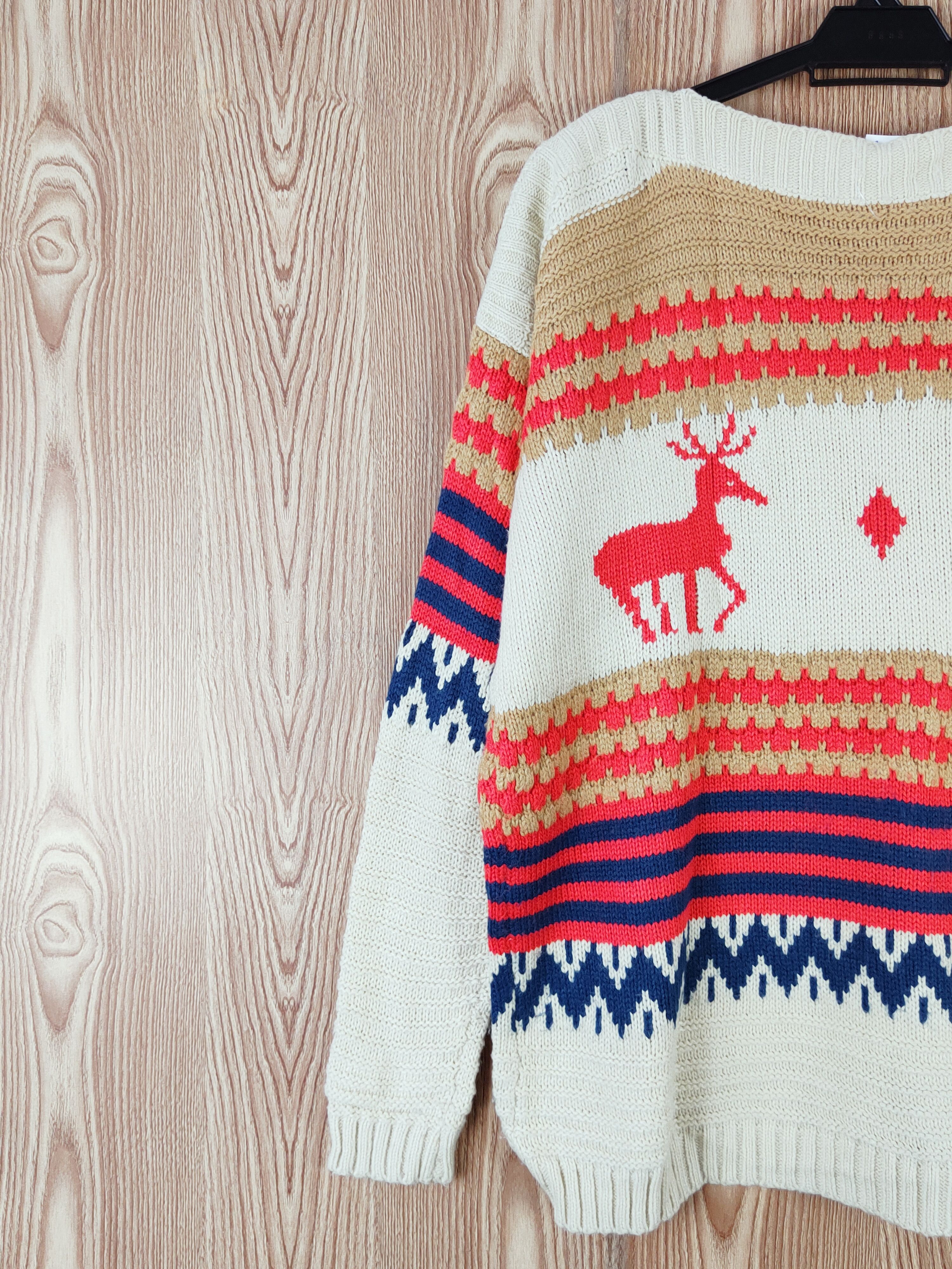 Japanese Brand × Vintage Japanese Brand Brown Knitwear Sweatshirts #W662 Size US M / EU 48-50 / 2 - 8 Thumbnail