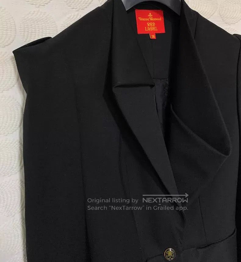 Vivienne Westwood Vivienne Westwood Wool Rare Enamel Irregular Jacket Size XS / US 0-2 / IT 36-38 - 6 Thumbnail