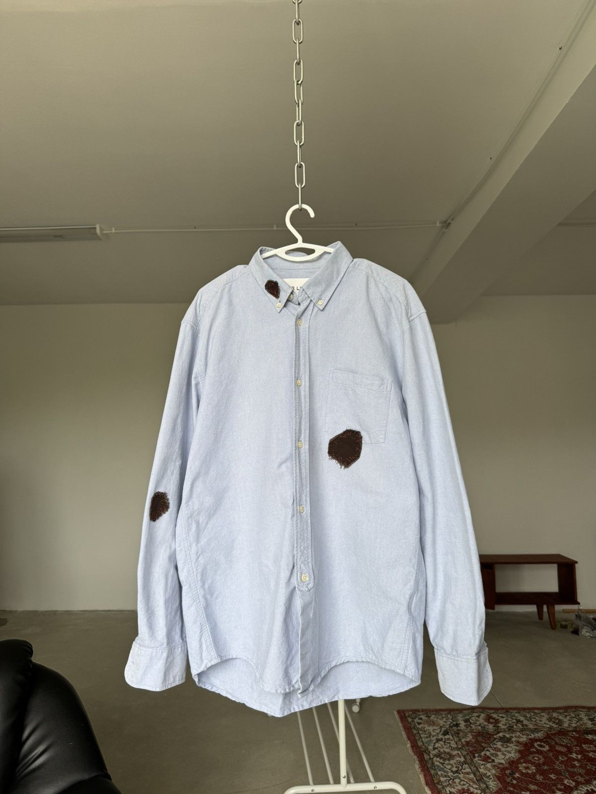 Our Legacy Our Legacy Shirt Customed Oxford Blue Size US L / EU 52-54 / 3 - 1 Thumbnail