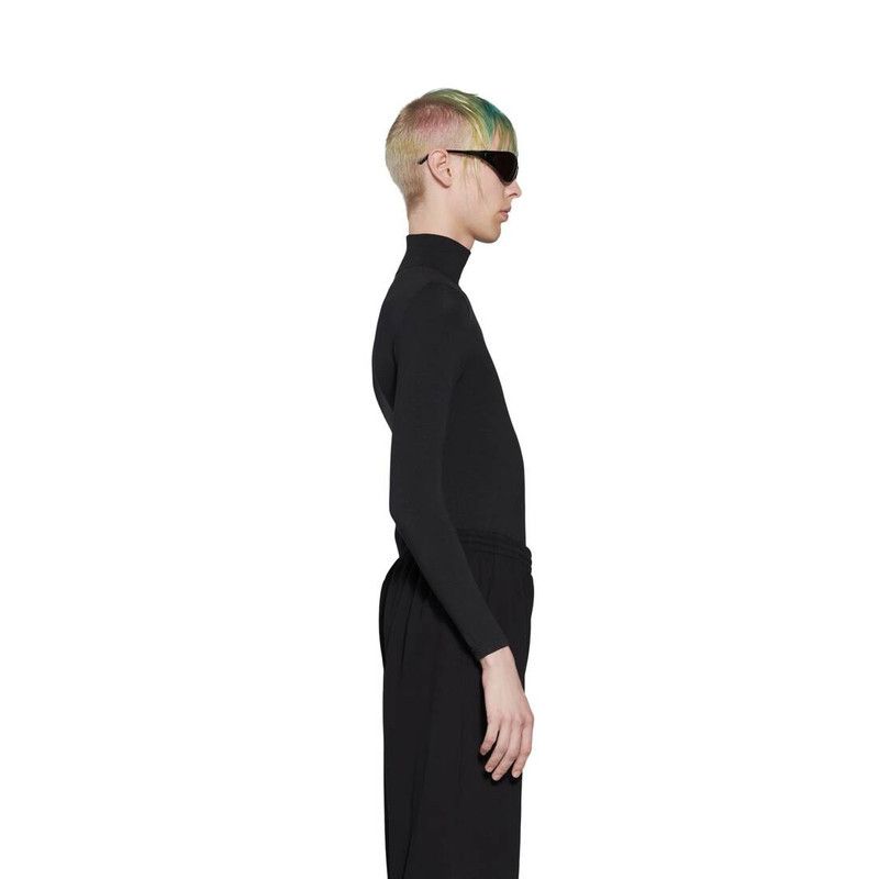 Balenciaga o1s1rm0226 Cropped Sweatpants & Joggers In Black Size US 32 / EU 48 - 3 Thumbnail