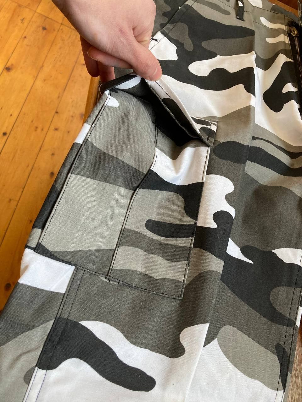 Other Camo Cargo Pants grey/white/black Size US 28 / EU 44 - 3 Thumbnail