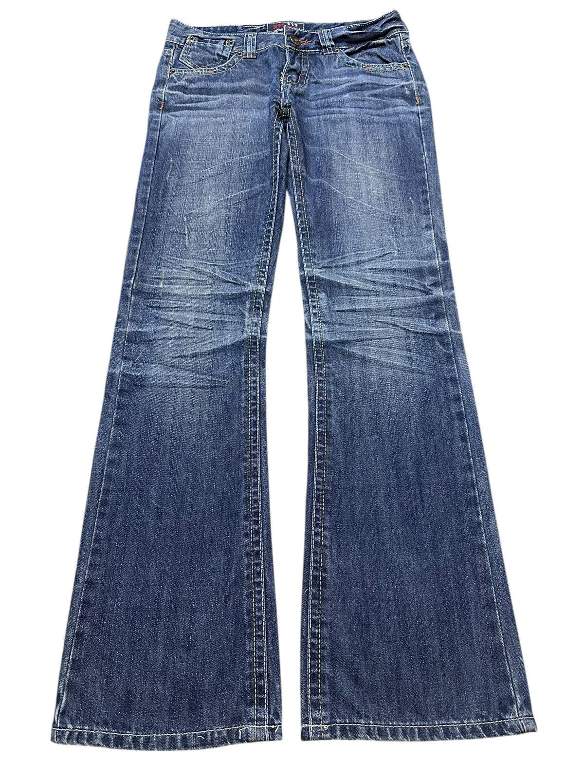 Japanese Brand Vintage Japanese Brand Blue Faded Wash Bootcut Style Jeans Size US 30 / EU 46 - 1 Thumbnail