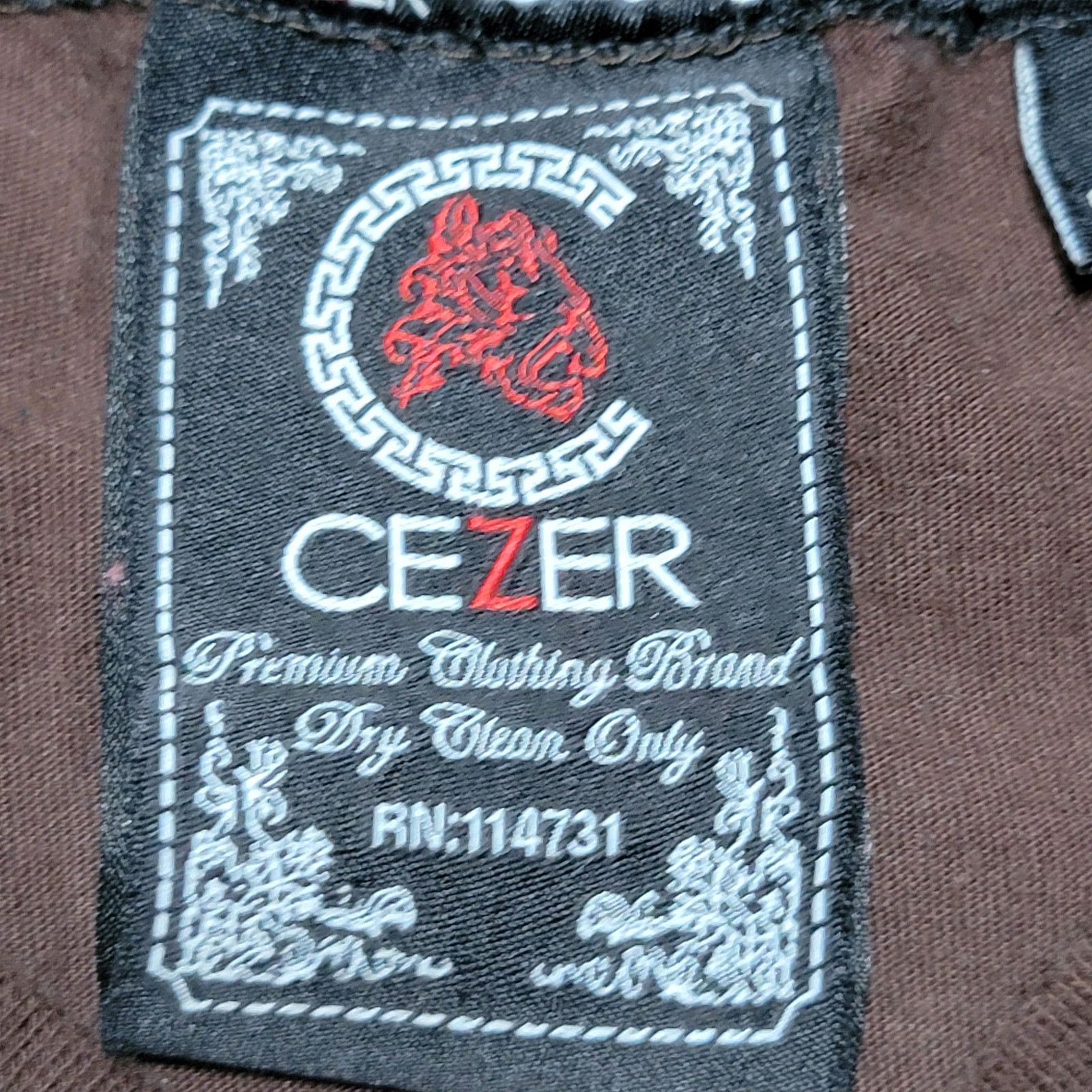 Other Cezer LS Unisex Tee w/ Bling "Rich And Famous" - Size 3X Size US XXL / EU 58 / 5 - 8 Thumbnail