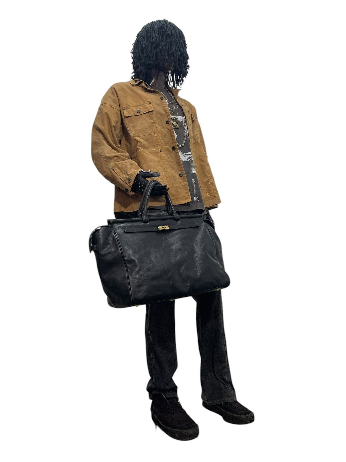 If Six Was Nine Birkin Bag Style Luna Borsa Leather Hermes julius dior 1🟩2 Size ONE SIZE - 2 Thumbnail