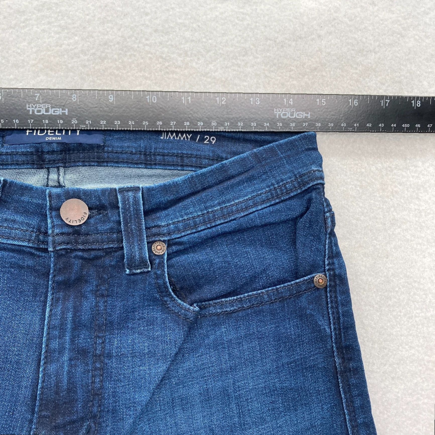 Vintage Fidelity Denim Jimmy Jeans Mens 29x34 Slim Straight Akira Blue Stretch Denim NWT Denim Jeans Mens 29x34 Slim Straight Akira Blue Stretch NWT Size US 29 - 7 Thumbnail