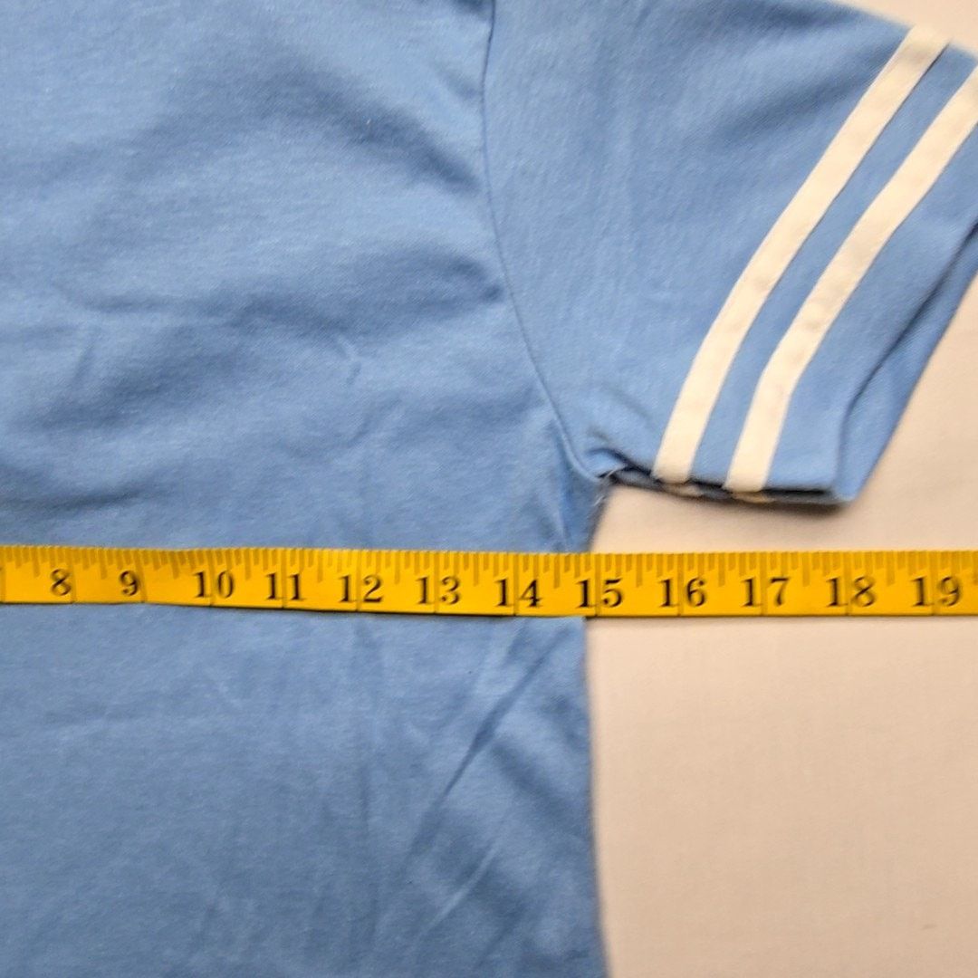 Vintage Vintage Le Riche Blank Henley Shirt Blue Striped S Tee Size S / US 4 / IT 40 - 6 Thumbnail