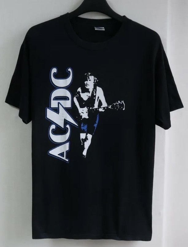 Ac/Dc × Band Tees × Vintage 90s ac/dc Vintage rock Tour T-shirt 2001 ...
