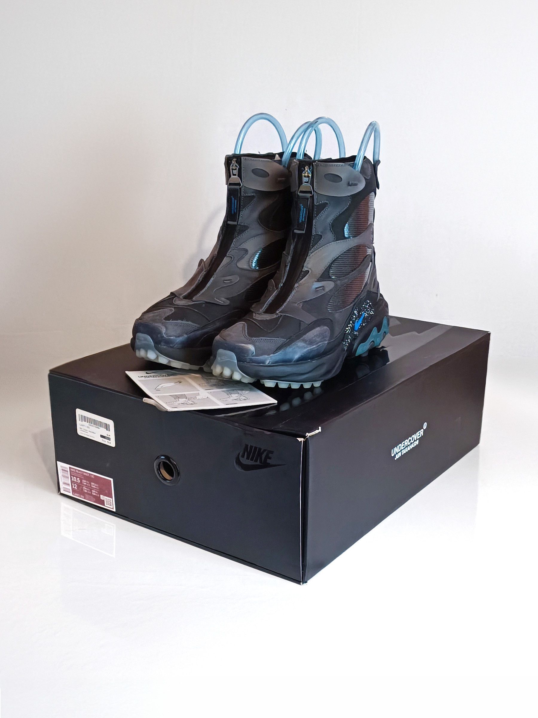 Jun Takahashi Nike Undercover Nike React Boot Unisex UC Black Blue Nebula FW2019 2020 Grailed