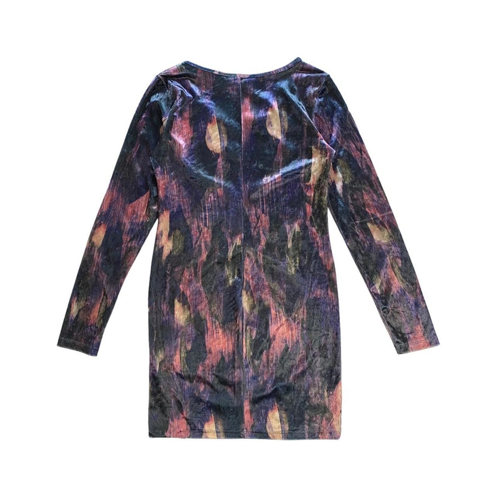 Other Monki Velour Ethereal Bodycon Mini Dress Size Small (UK 10) Size S / US 4 / IT 40 - 4 Thumbnail