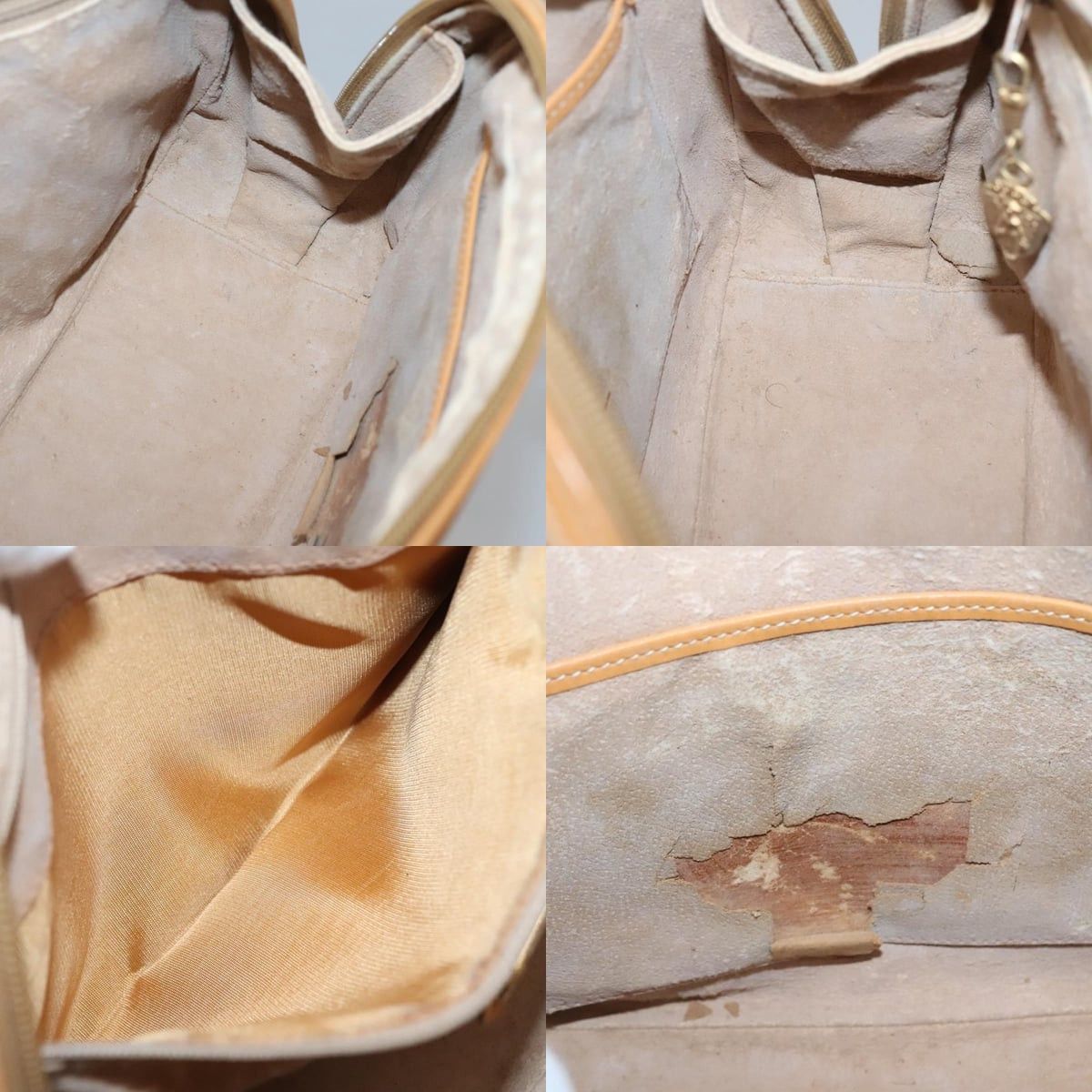 Gucci GUCCI Micro GG Supreme Hand Bag Pvc Beige Gold 000 39 000 39 Size ONE SIZE - 12 Thumbnail