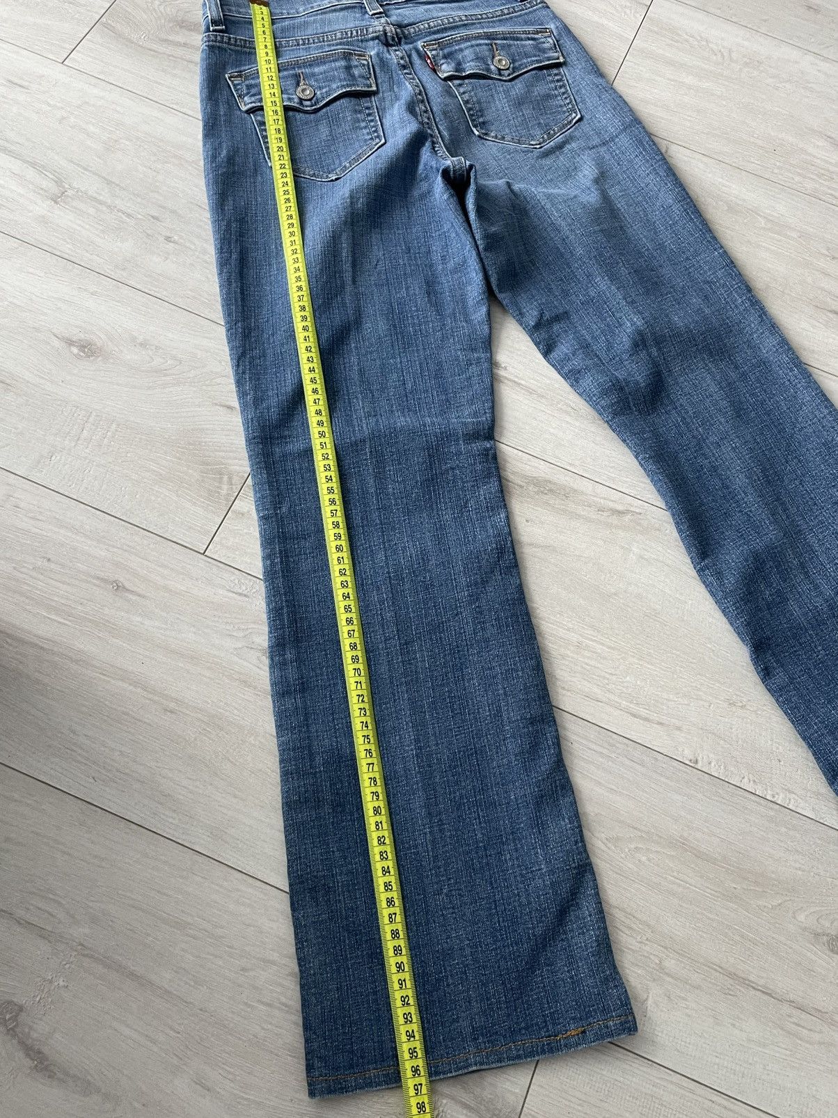 Levi's Vintage Levi's 512 Boot Cut Denim Jeans Y2K Blue Washed Size 25" / US 0 / IT 36 - 15 Thumbnail