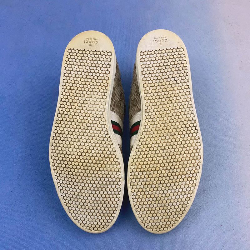 Gucci Gucci Brown and Yellow Casual Sneakers Size US 6.5 / EU 39-40 - 4 Thumbnail