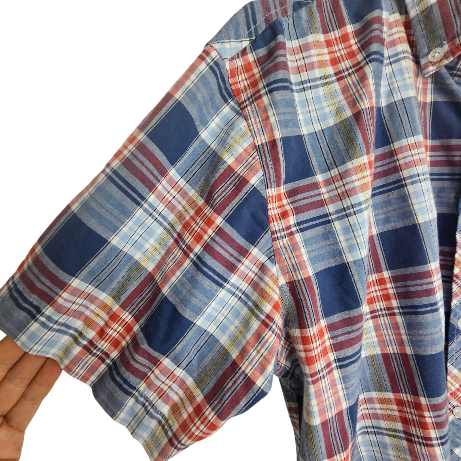 Brixton Brixton Mens Plaid Button Shirt M Plaid Preppy Grunge Skater Size US M / EU 48-50 / 2 - 4 Thumbnail