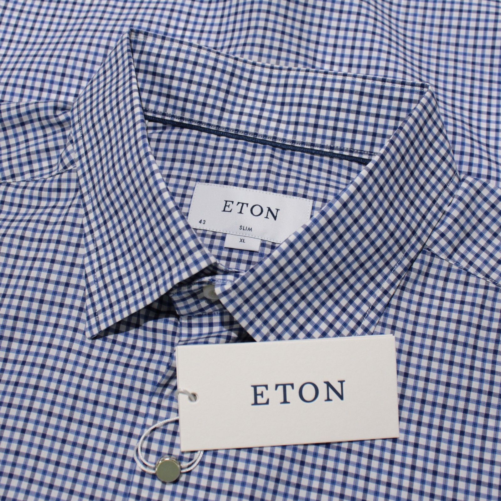 Eton Eton New with tags Shirt Size XL US In Blue Size US XL / EU 56 / 4 - 1 Thumbnail