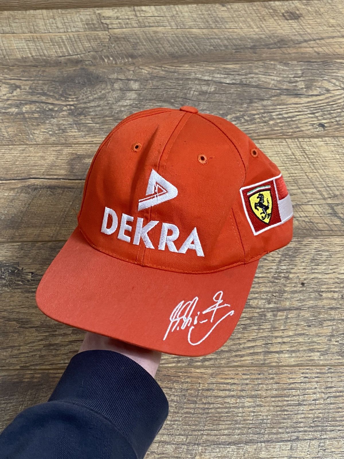 Ferrari Michael Schumacher Ferrari Vintage F1 Promo Cap Rare Retro Size ONE SIZE - 7 Thumbnail