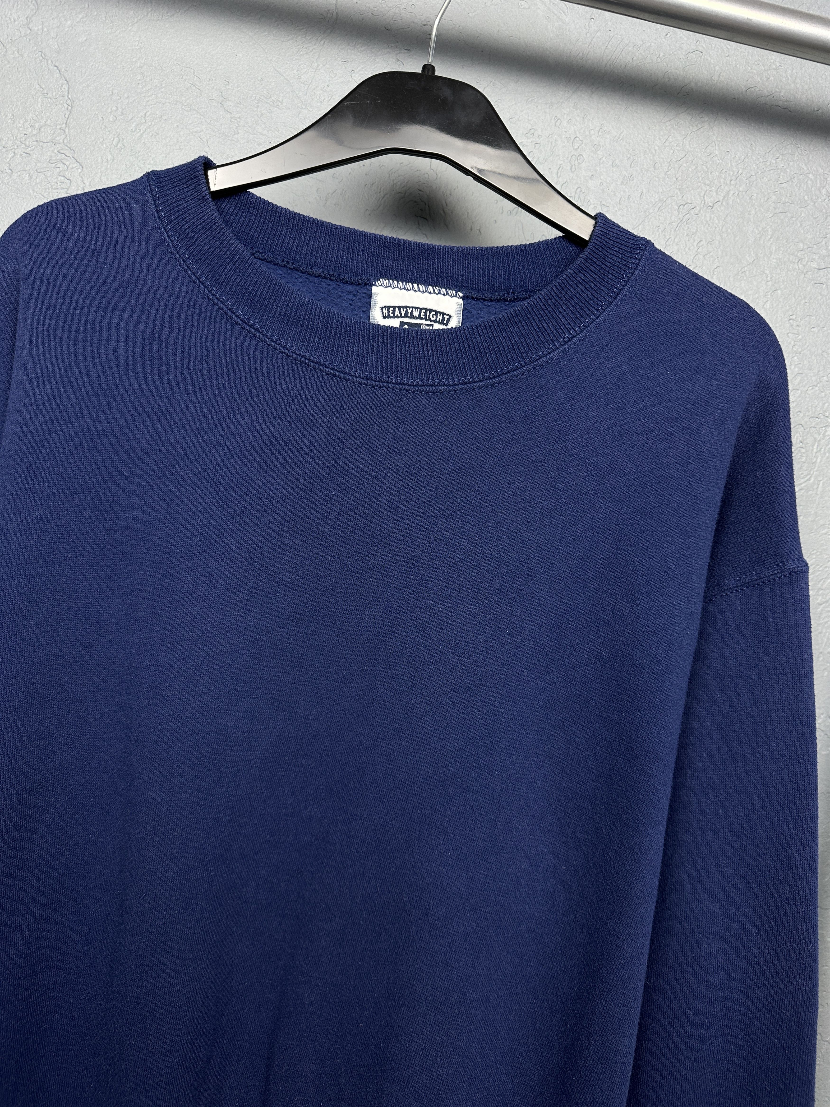 Lee Lee 90s Vintage Mens Blanc Sweatshirt Made in USA Size US L / EU 52-54 / 3 - 2 Thumbnail
