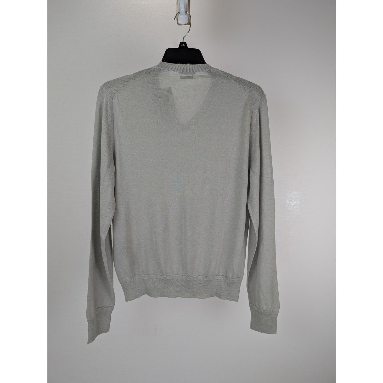 Tom Ford o1rshd1 V-Neck Crewneck Sweater Sweatshirt in Grey Size US M / EU 48-50 / 2 - 11 Thumbnail