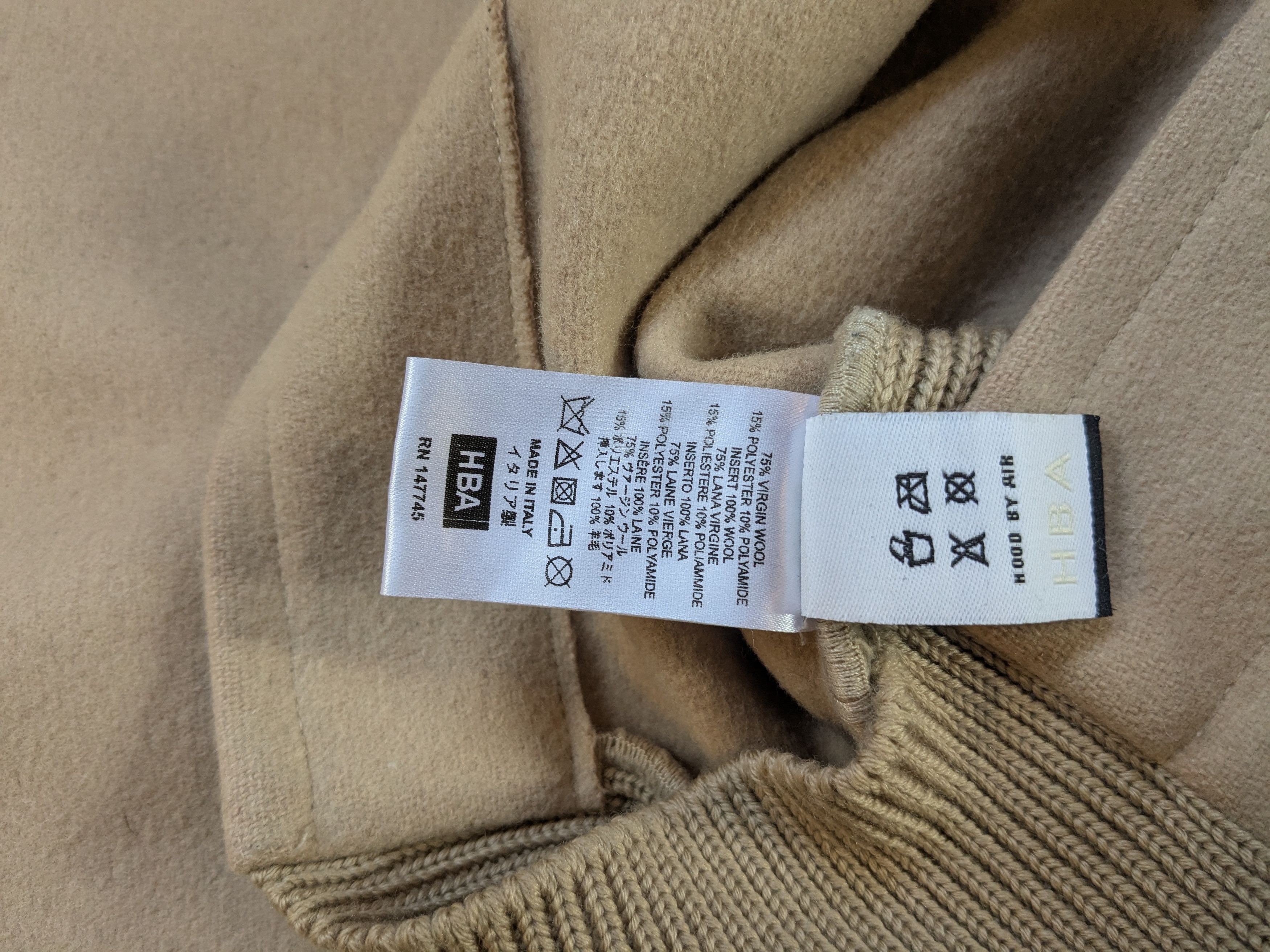 Hood By Air Hood by air FW15 "Daddy" wool camel hoodie Size US M / EU 48-50 / 2 - 7 Thumbnail