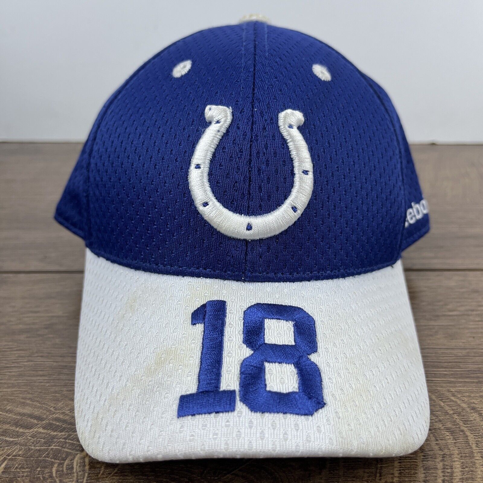 Reebok Indianapolis Colts Hat Reebok Adjustable YOUTH Size Hat Peyt Size ONE SIZE - 3 Thumbnail