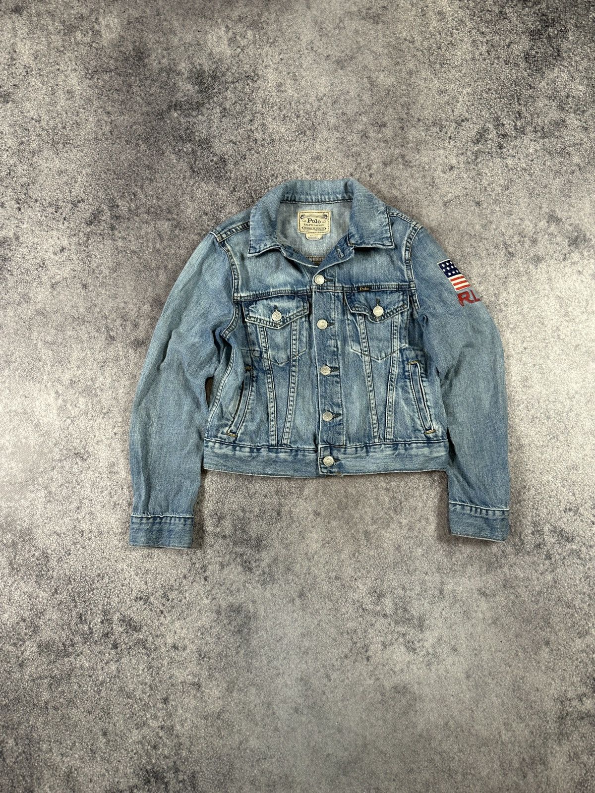 Polo Ralph Lauren Vintage Polo Ralph Lauren Denim Jacket Streetwear Rare XXS Size XXS / US 00 / IT 34 - 5 Thumbnail