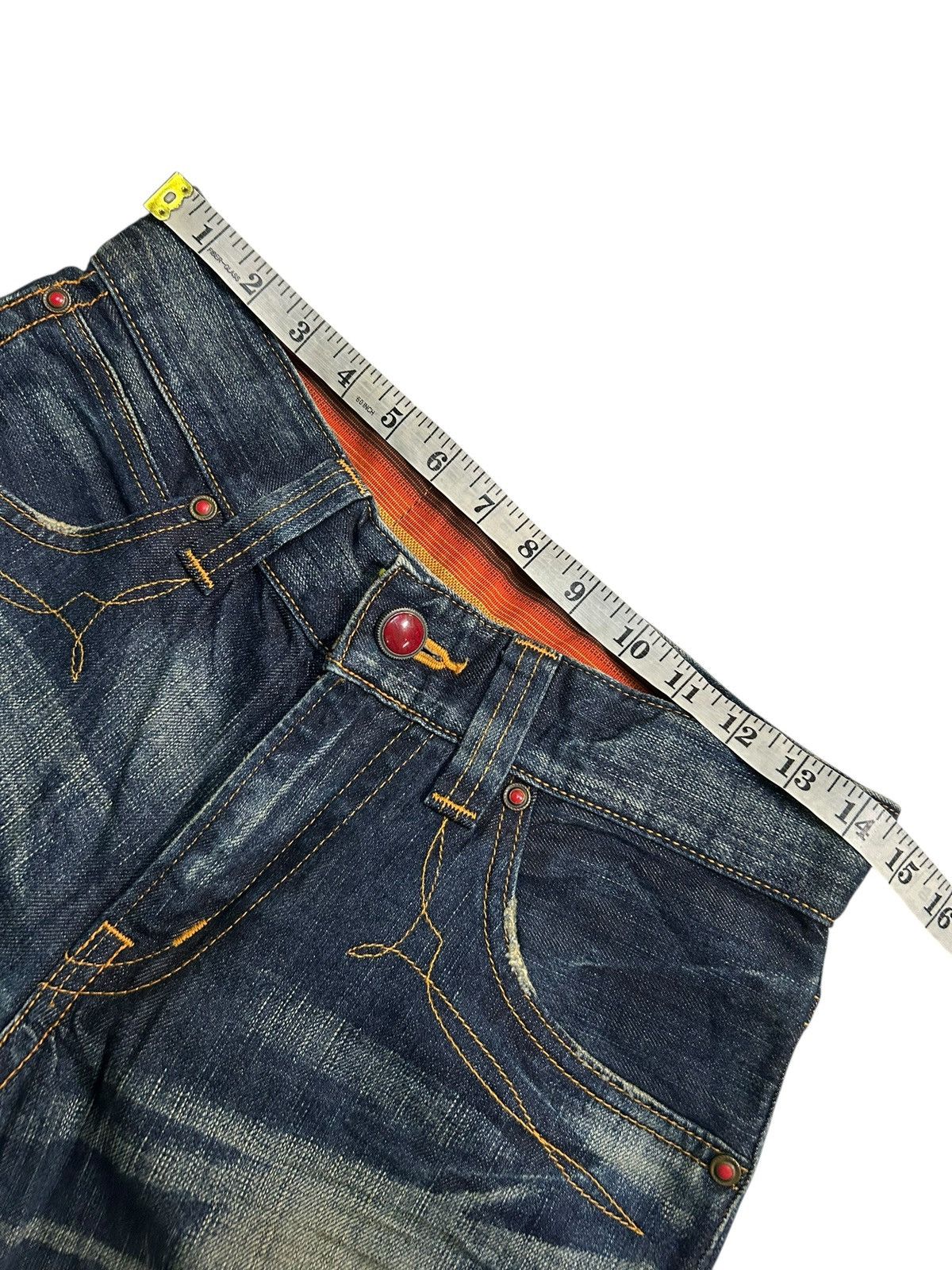 Japanese Brand × Kapital × Vintage Flare Edwin Bluetrip Japanese Style Denim Jeans Size US 29 - 12 Thumbnail