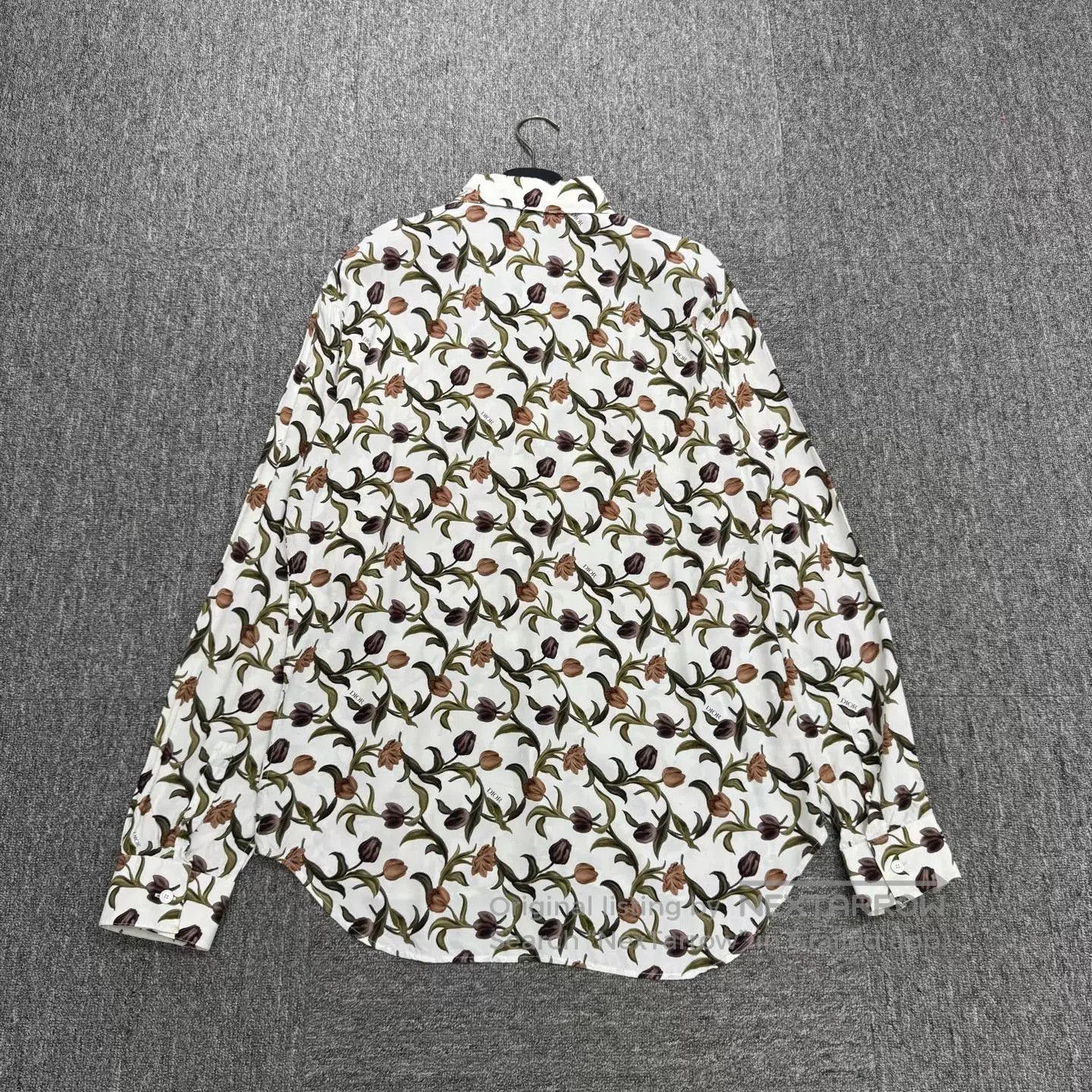 Dior Dior All-over Floral Long-sleeve Shirt. Size US L / EU 52-54 / 3 - 6 Thumbnail