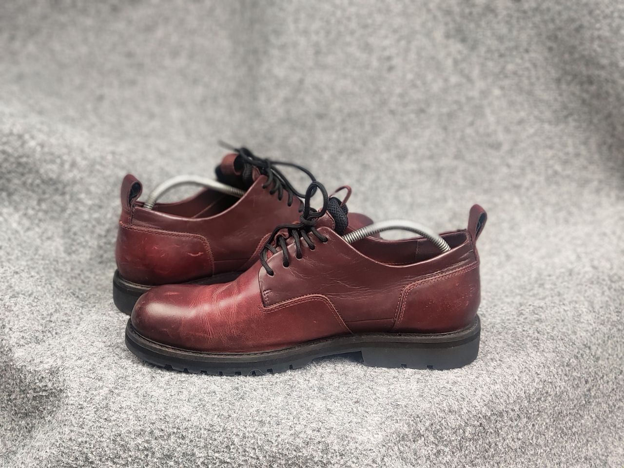 G-Star G Star Raw Dark Burgundy Leather Derby Shoes Avant Garde Size US 11 / EU 44 - 11 Thumbnail