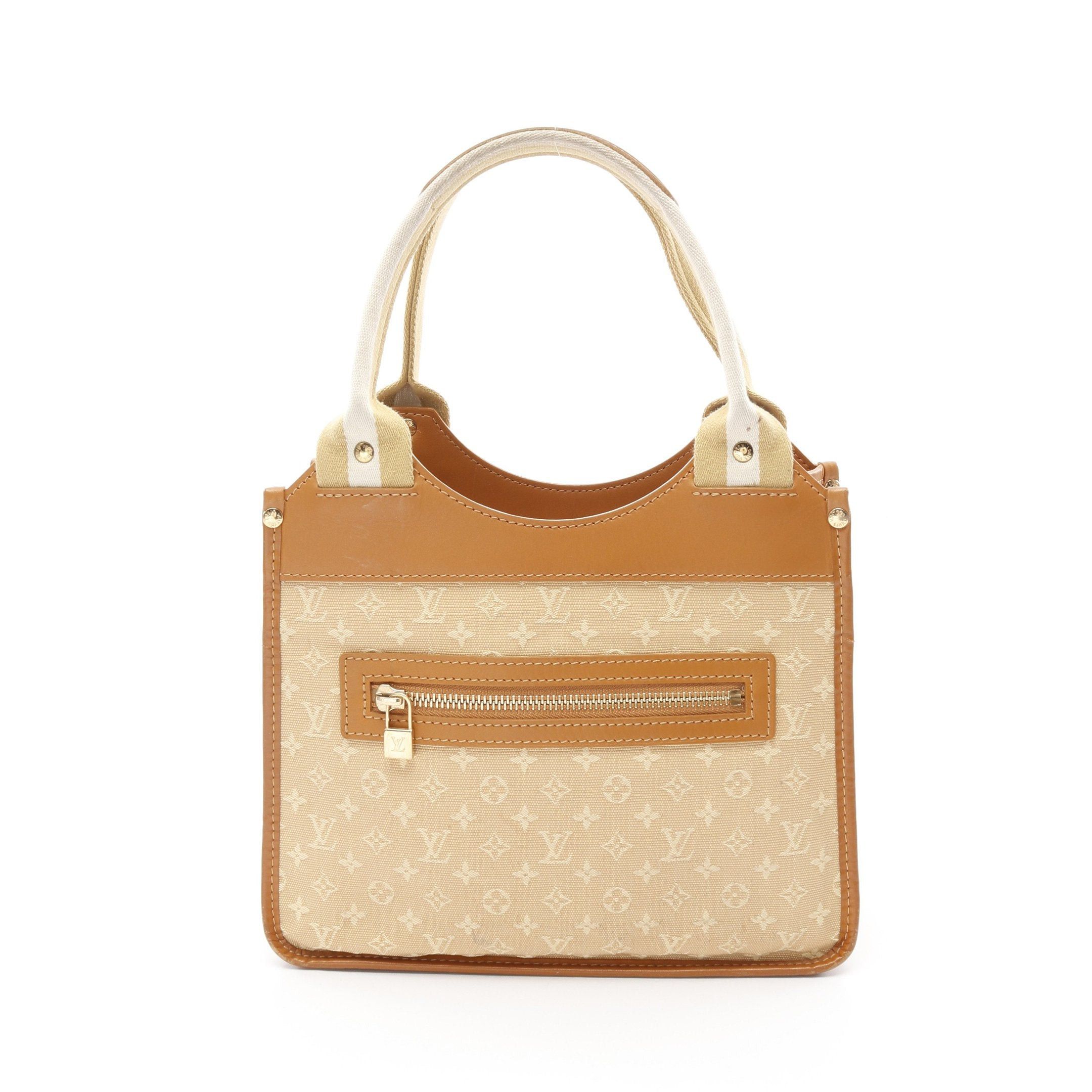 Louis Vuitton Louis Vuitton Sack Catelyn Monogram Mini Handbag Canvas Leather Beige Size ONE SIZE - 1 Thumbnail