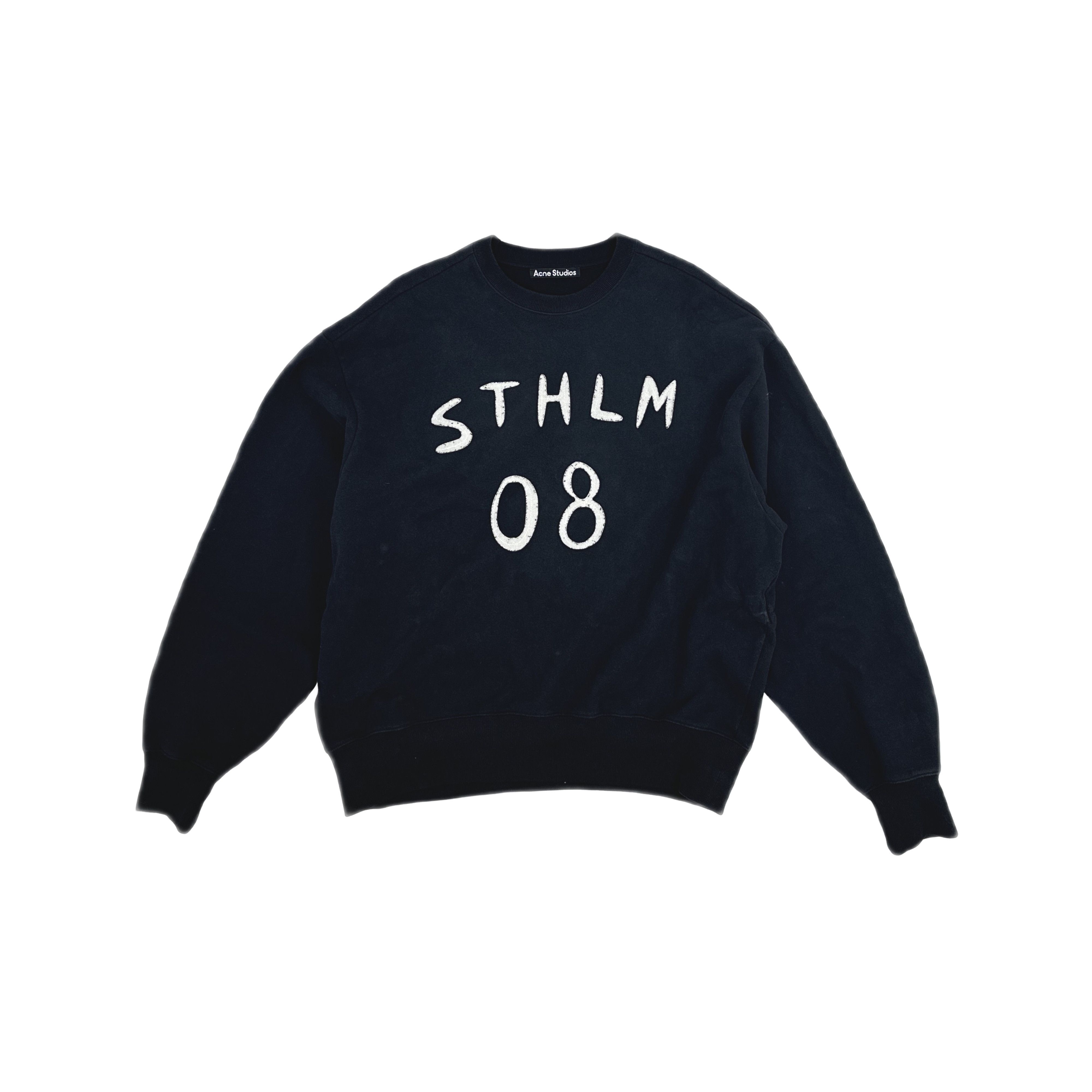 Acne Studios Acne Studios STHLM 08 Face Sweatshirt S Size US S / EU 44-46 / 1 - 1 Thumbnail