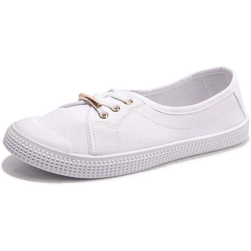Other Supkicks Women's Size 9 White Gold Accent Canvas Sneakers Size US 9 / IT 39 - 2 Thumbnail