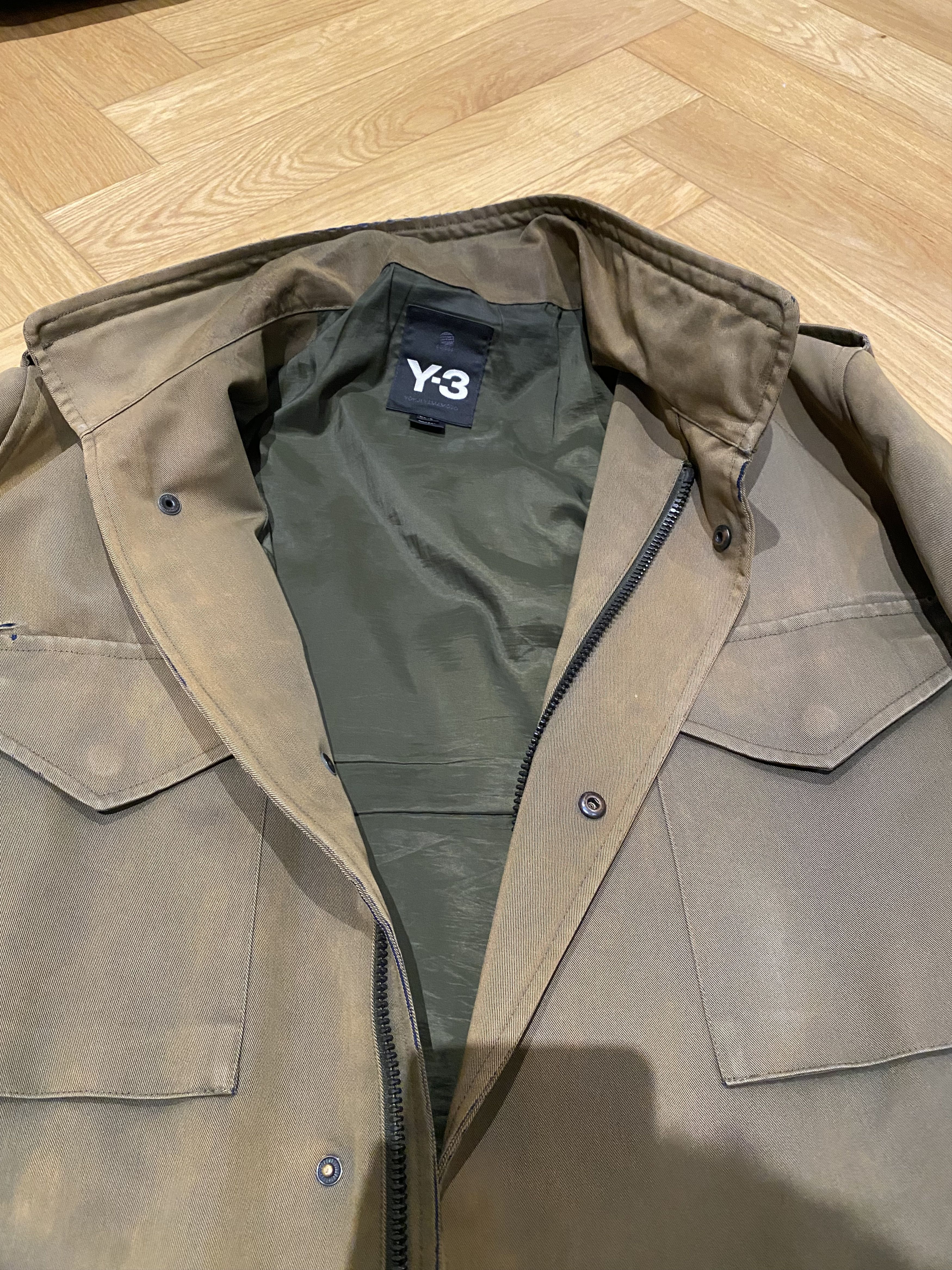Yohji Yamamoto RARE Vintage 2015 Y3 Adidas Military Green Jacket Size US XL / EU 56 / 4 - 3 Thumbnail
