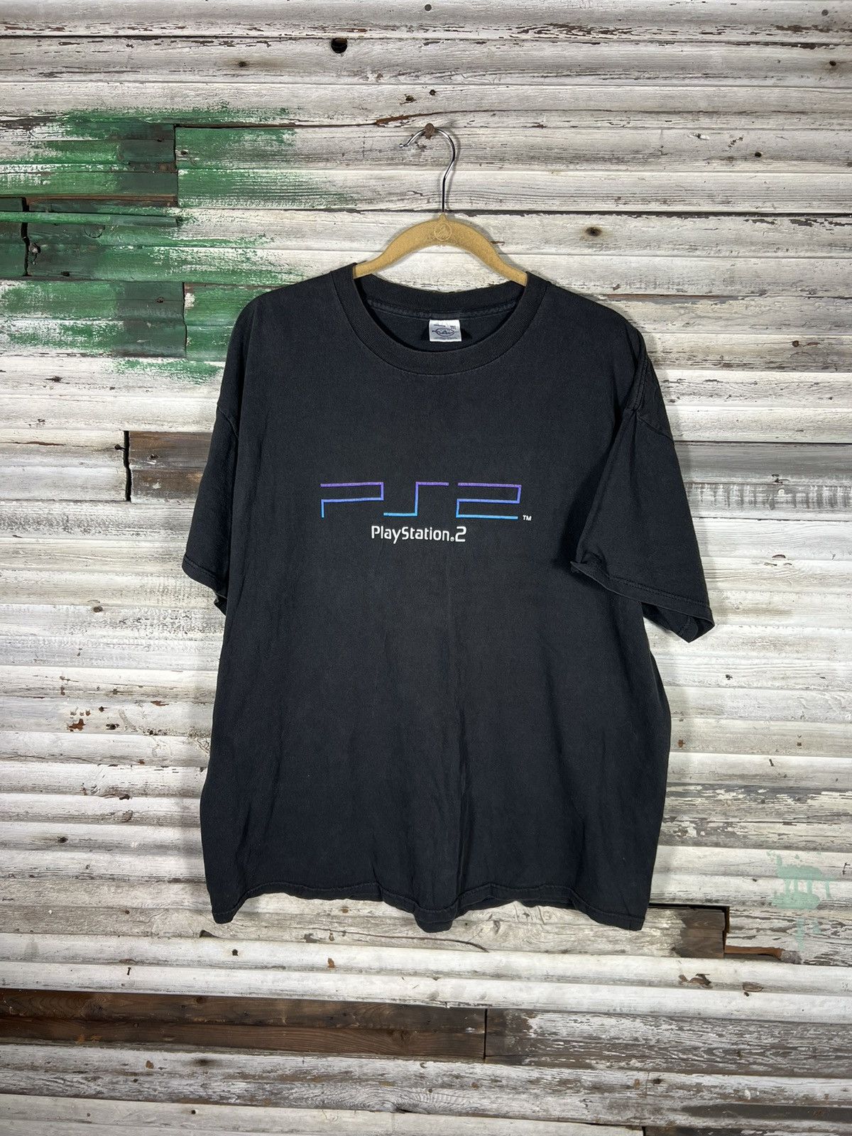 image of Sony x Vintage Ps2 Shirt in Black, Men's (Size 2XL)