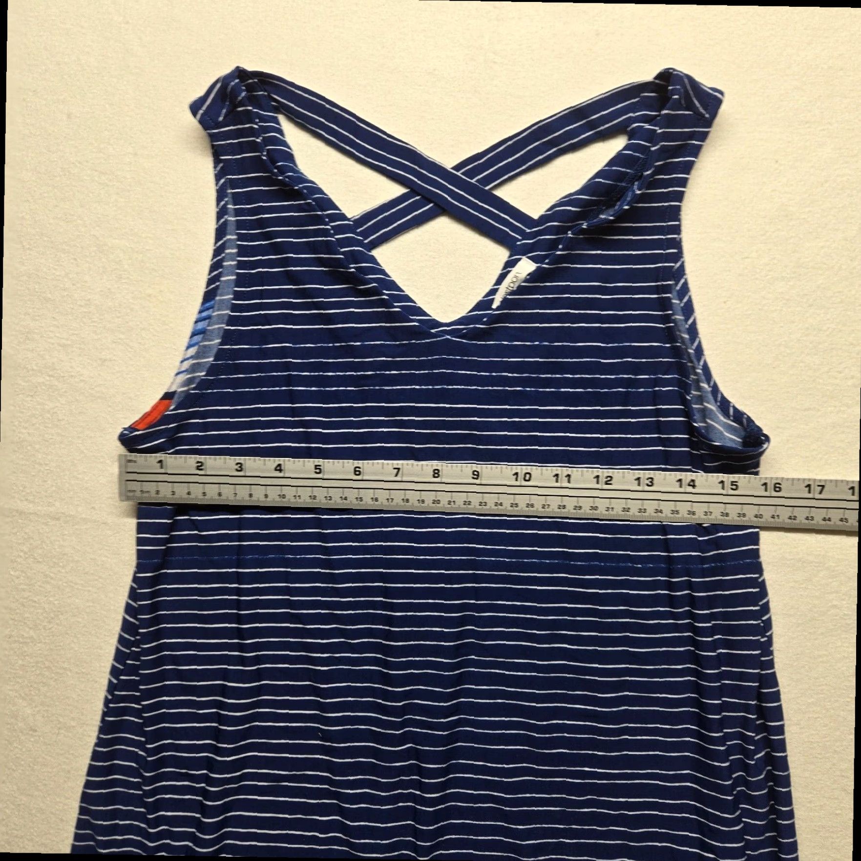 Vintage Westport Blue Red White Sleeveless Racerback Blouse Womens M Medium Size M / US 6-8 / IT 42-44 - 3 Thumbnail