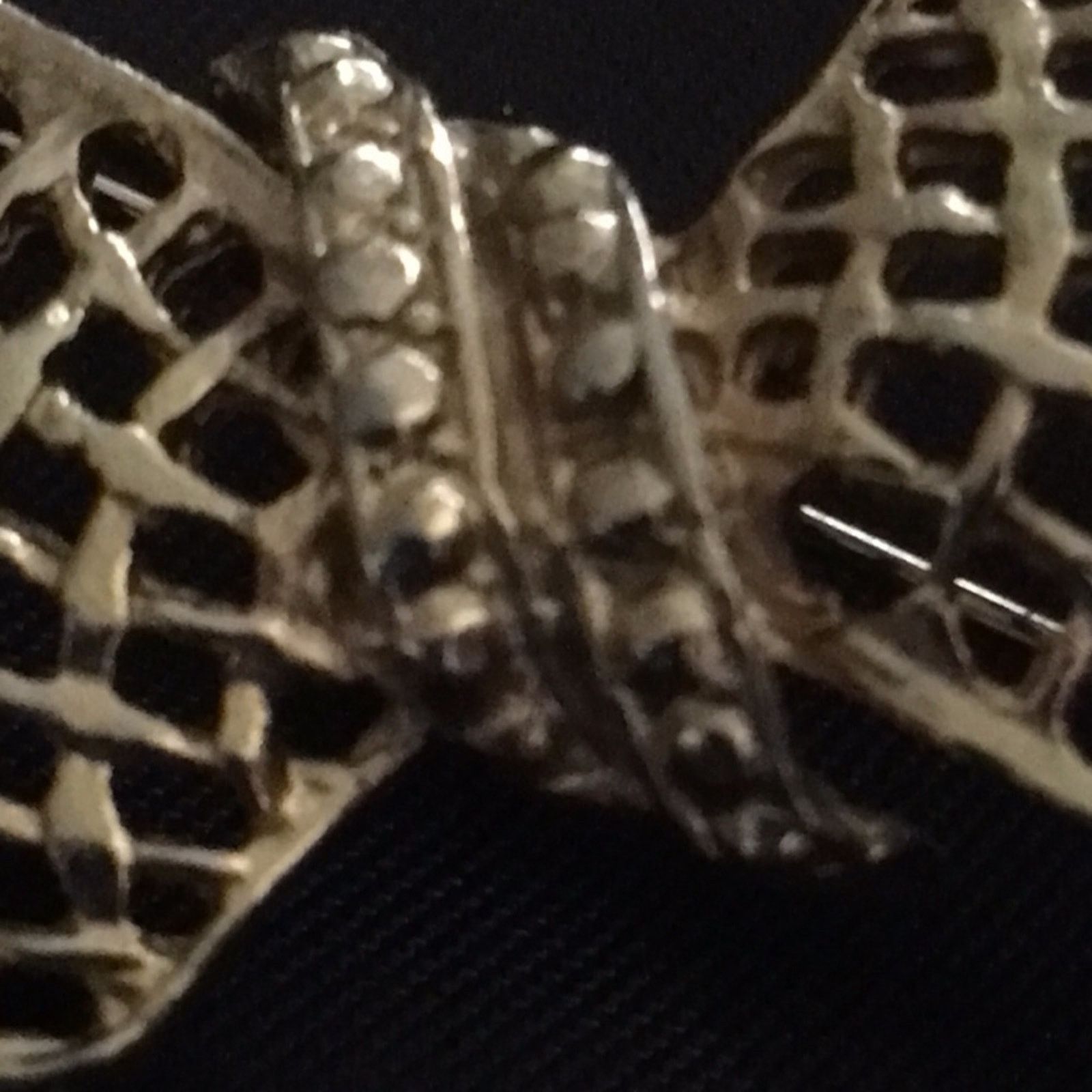 Vintage Vintage gold tone weave bow brooch pin Size ONE SIZE - 5 Thumbnail
