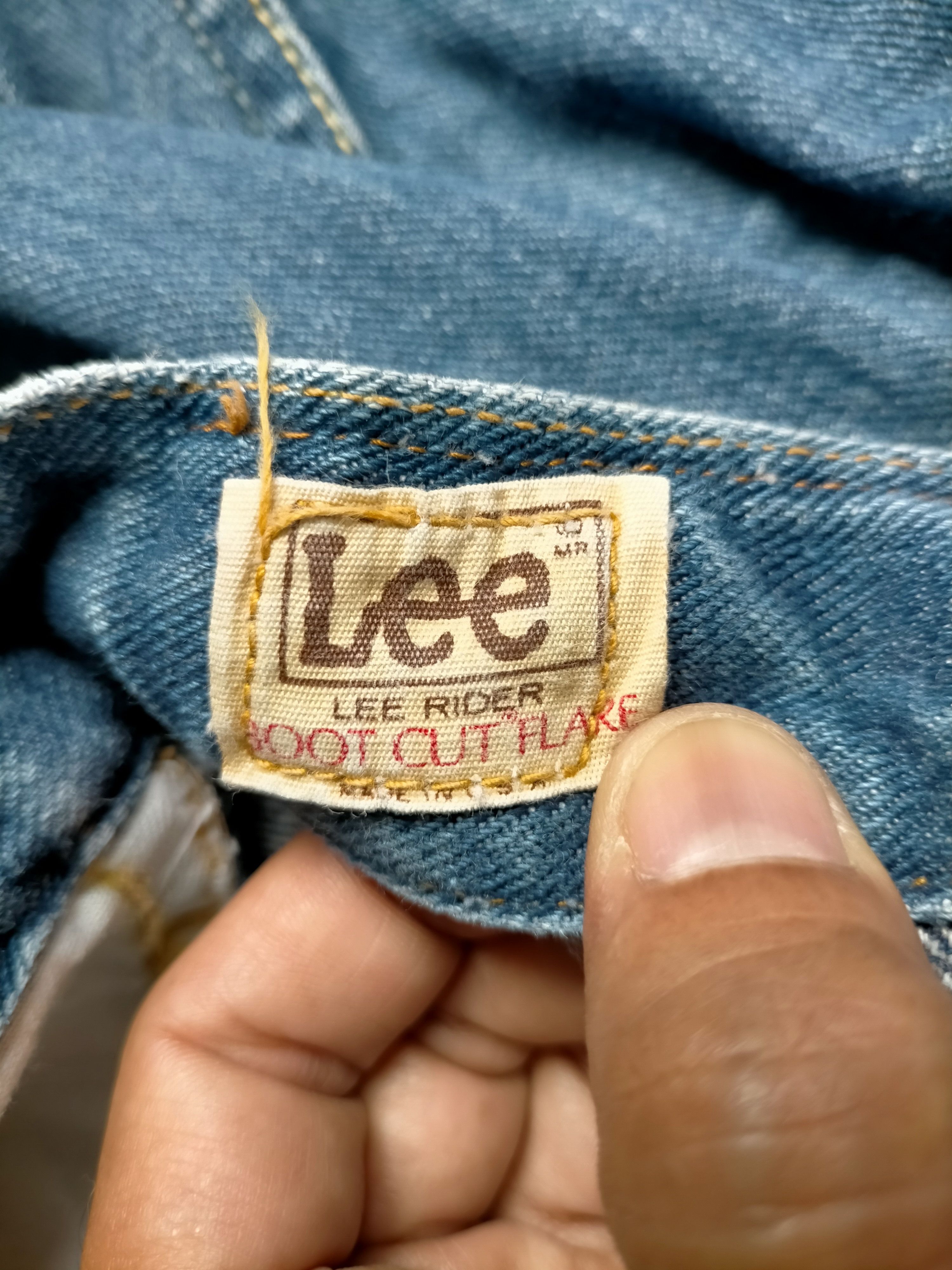 Lee Vintage 60s Lee Riders Flare Boot cut Denim Size US 35 - 25 Thumbnail