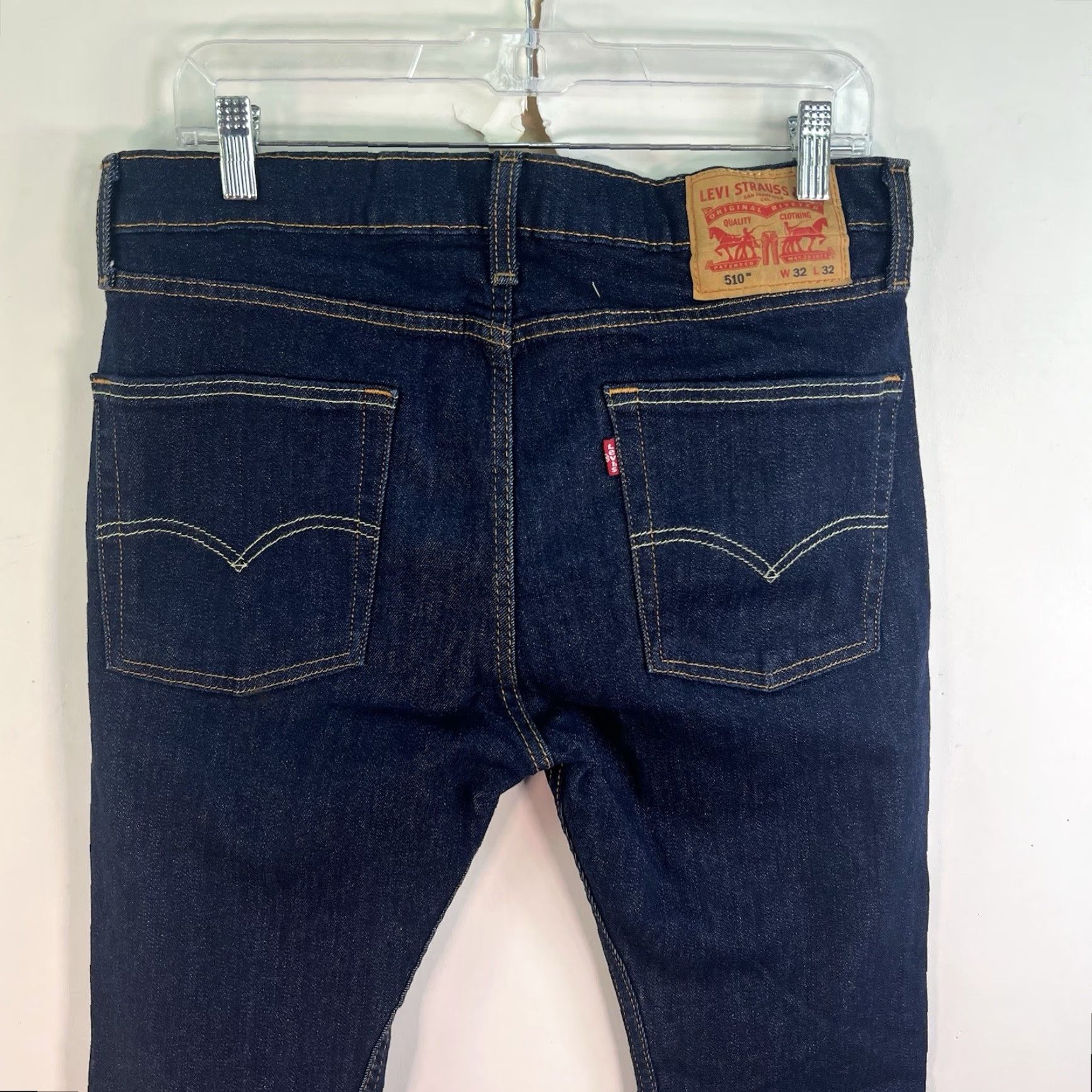 Levi's Vintage Levi's 510 Slim Fit Jeans Size 32 Men Blue 90s Denim Casual Straight Size US 32 / EU 48 - 7 Thumbnail