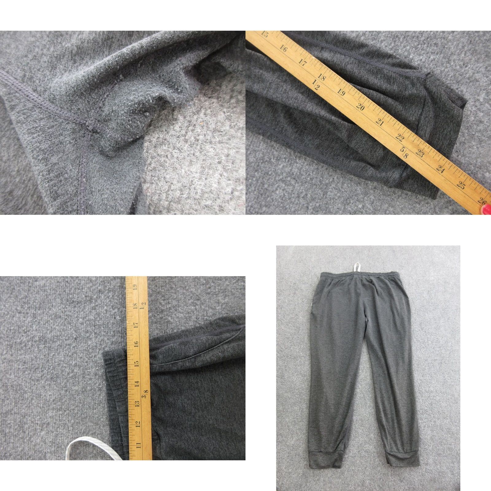 Vuori Vuori Mens Medium Gray Jogger Sweatpants Elastic Waist Pockets Tapered Leg Jersey Lounge Activewear Pants Size US 31 - 8 Thumbnail
