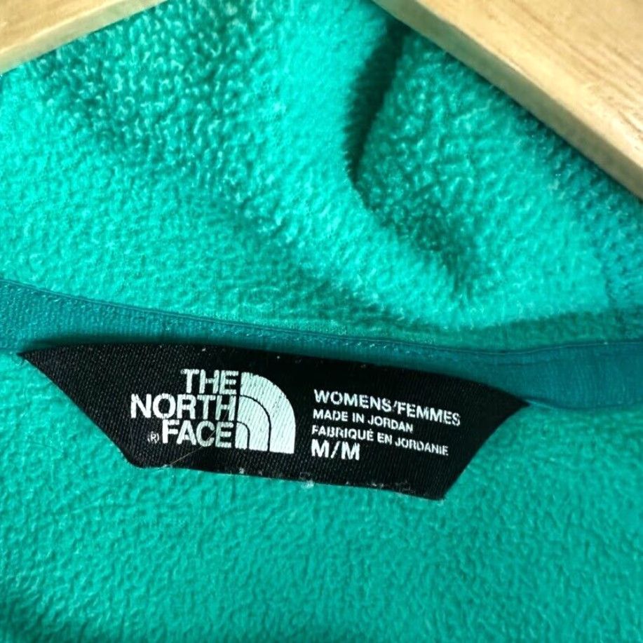 The North Face The North Face Full zip Fleece Womens Green Long Sleeve Hooded Jacket Size M / US 6-8 / IT 42-44 - 3 Thumbnail