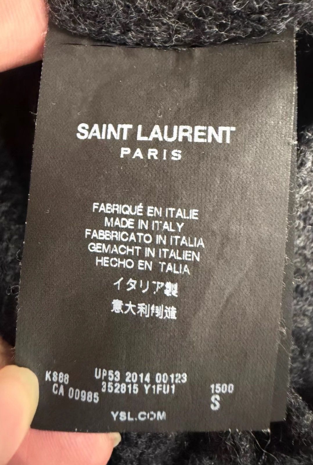 Saint Laurent Paris Saint Laurent SLP 14FW Snowflake Knit Crewneck Sweater Size US S / EU 44-46 / 1 - 4 Thumbnail