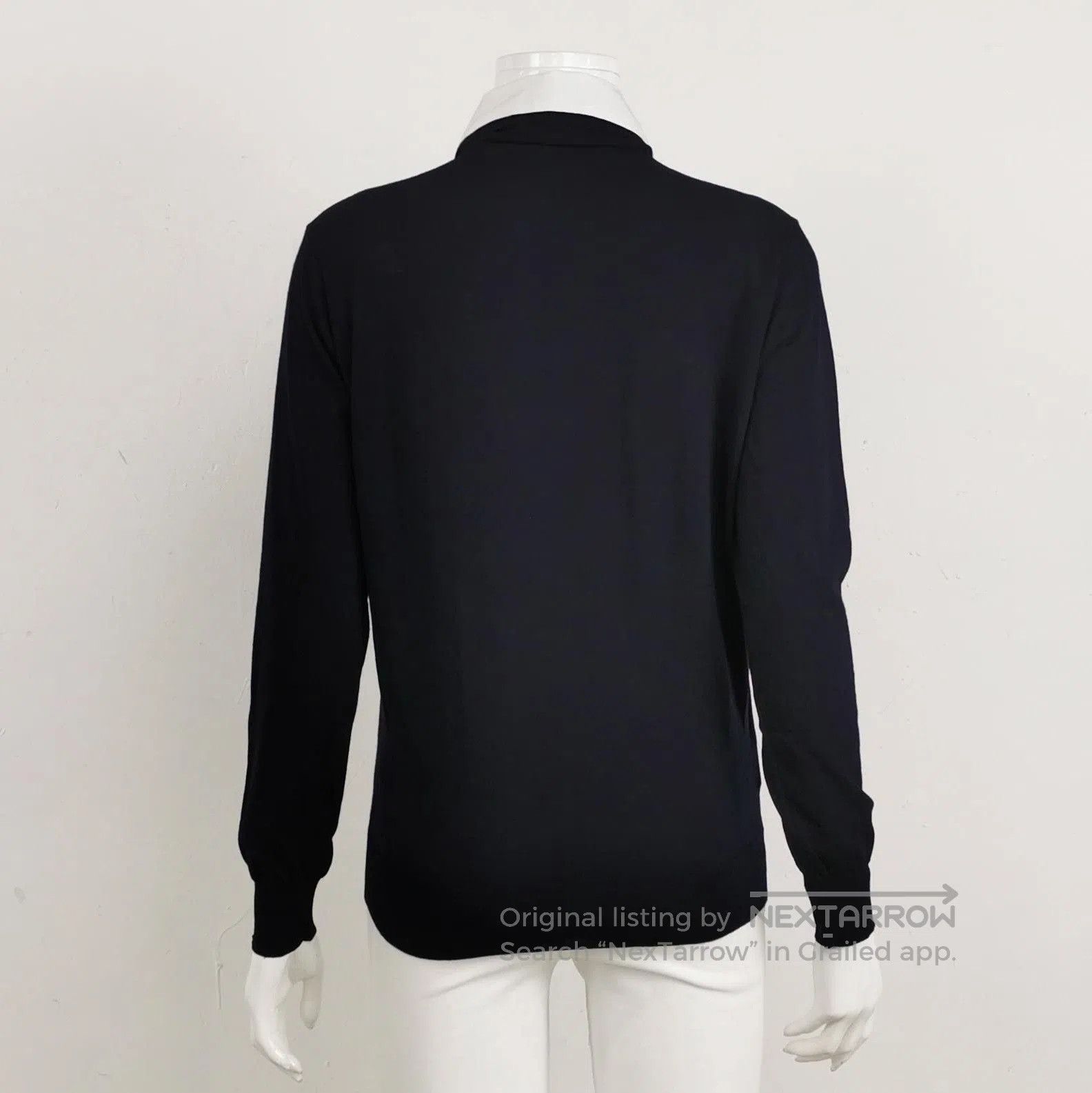 Prada Prada Contrast Collar Wool Knit Top . Size S / US 4 / IT 40 - 2 Thumbnail
