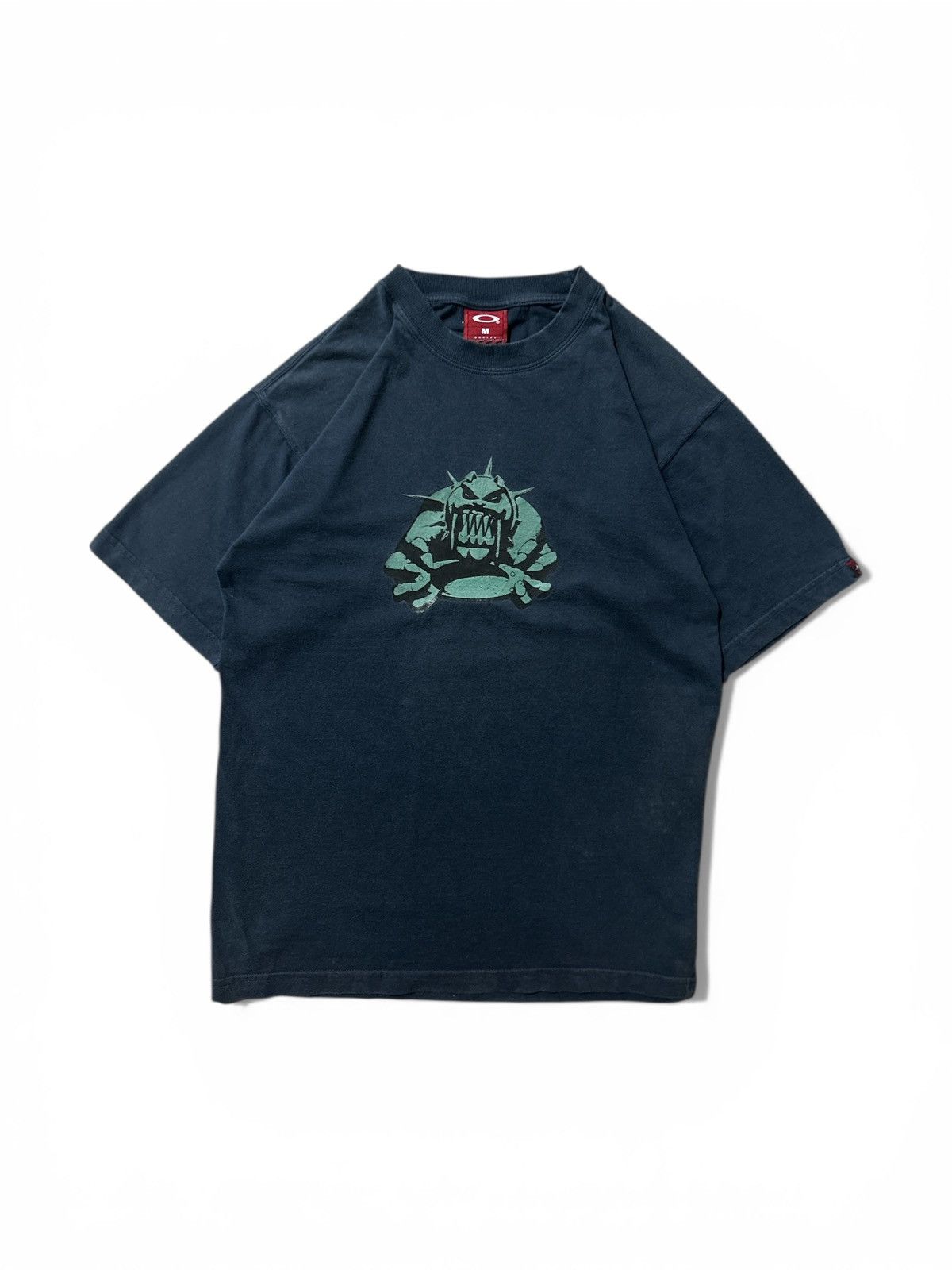 🛸 RARE Sunfaded Vintage Oakley Monster Tee 90s Y2K Cyberpunk
