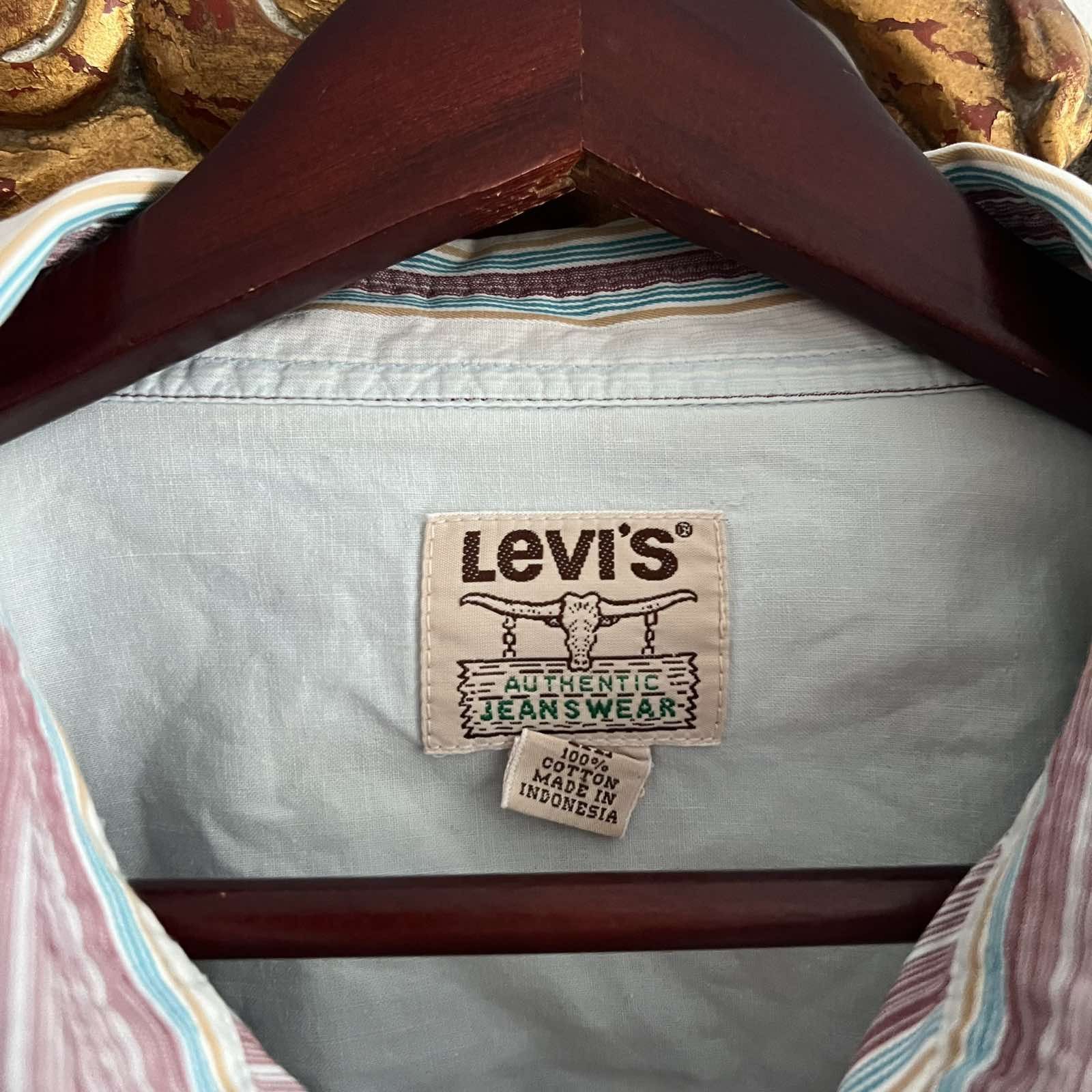 Levi's Vintage Levis western shirt plaid size M 80s Size US M / EU 48-50 / 2 - 4 Thumbnail