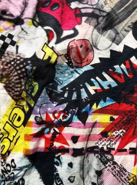 Nozomi Ishiguro Nozomi Ishiguro Graffiti Manga Print Pants Size US 39 - 7 Thumbnail