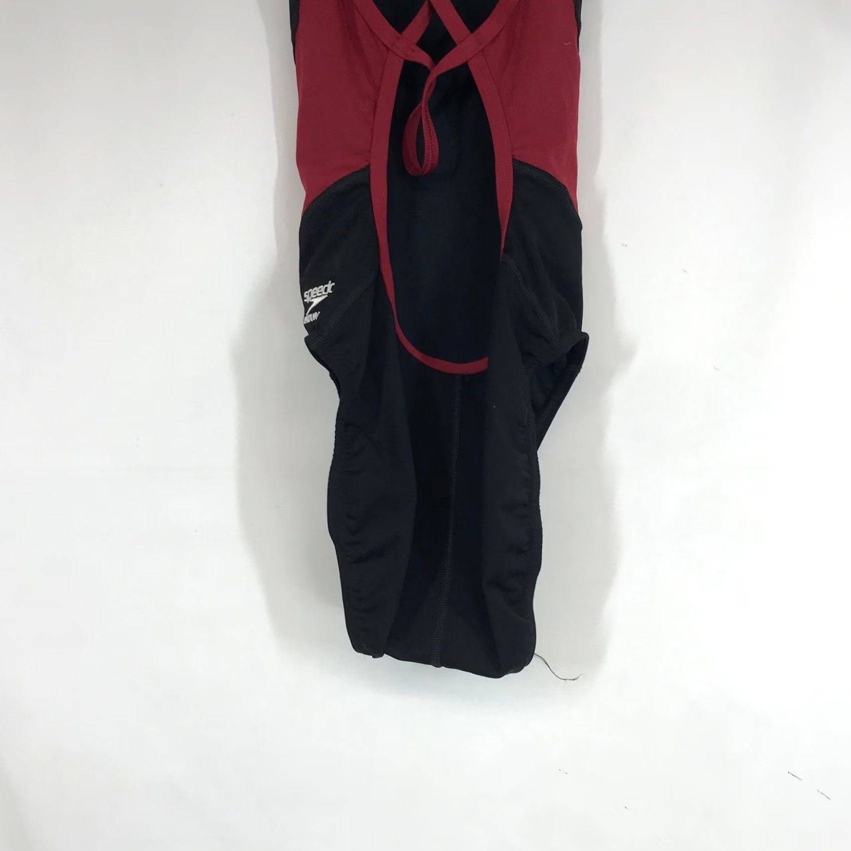 Speedo Speedo Endurance+ Womens One Piece Swimsuit Black Red Size 6/32 Flyback Size ONE SIZE - 6 Thumbnail