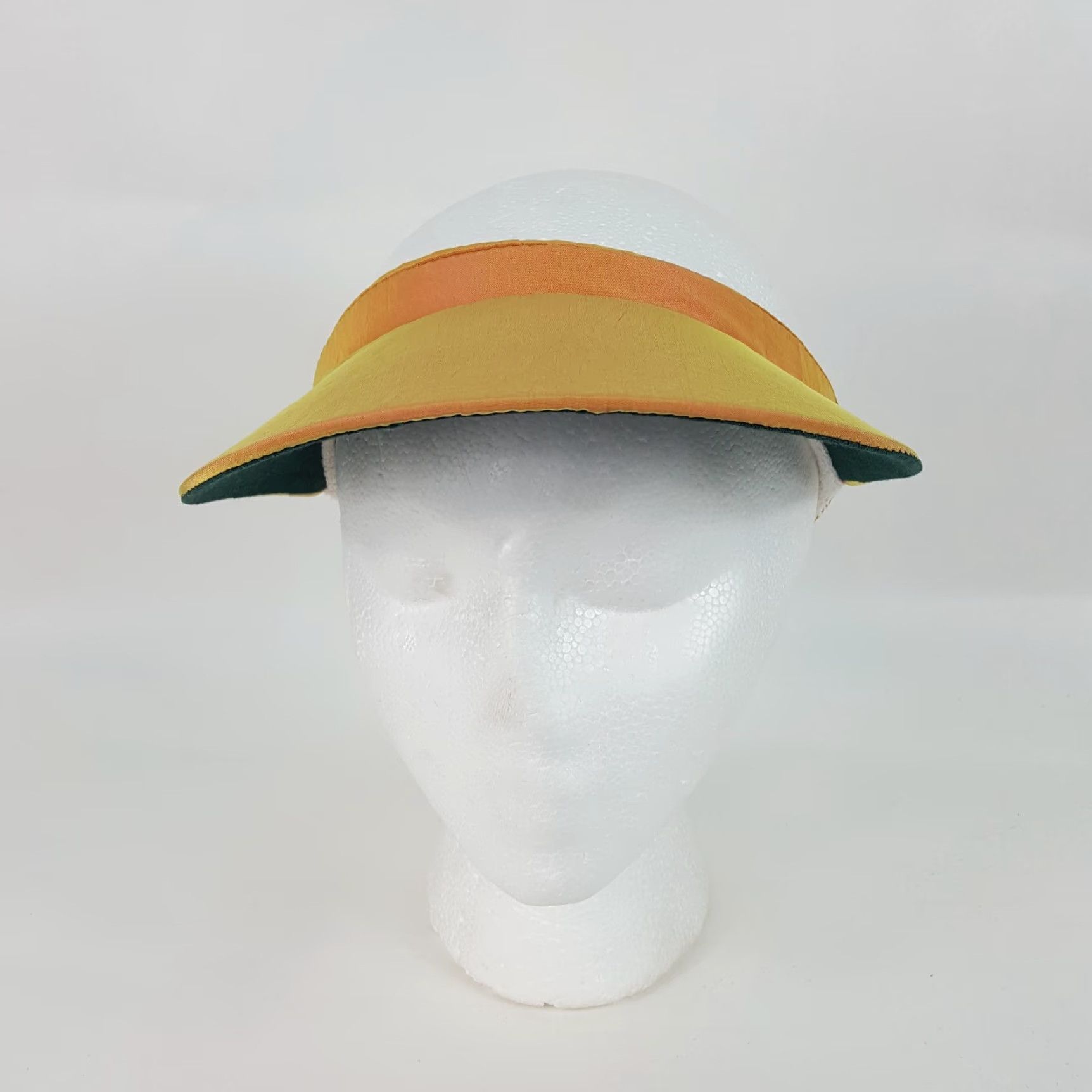 Etro VINTAGE 90s Y2K Iridescent Yellow Golf Visor One Size Preppy Brim Retro Cap Hat Size ONE SIZE - 2 Thumbnail