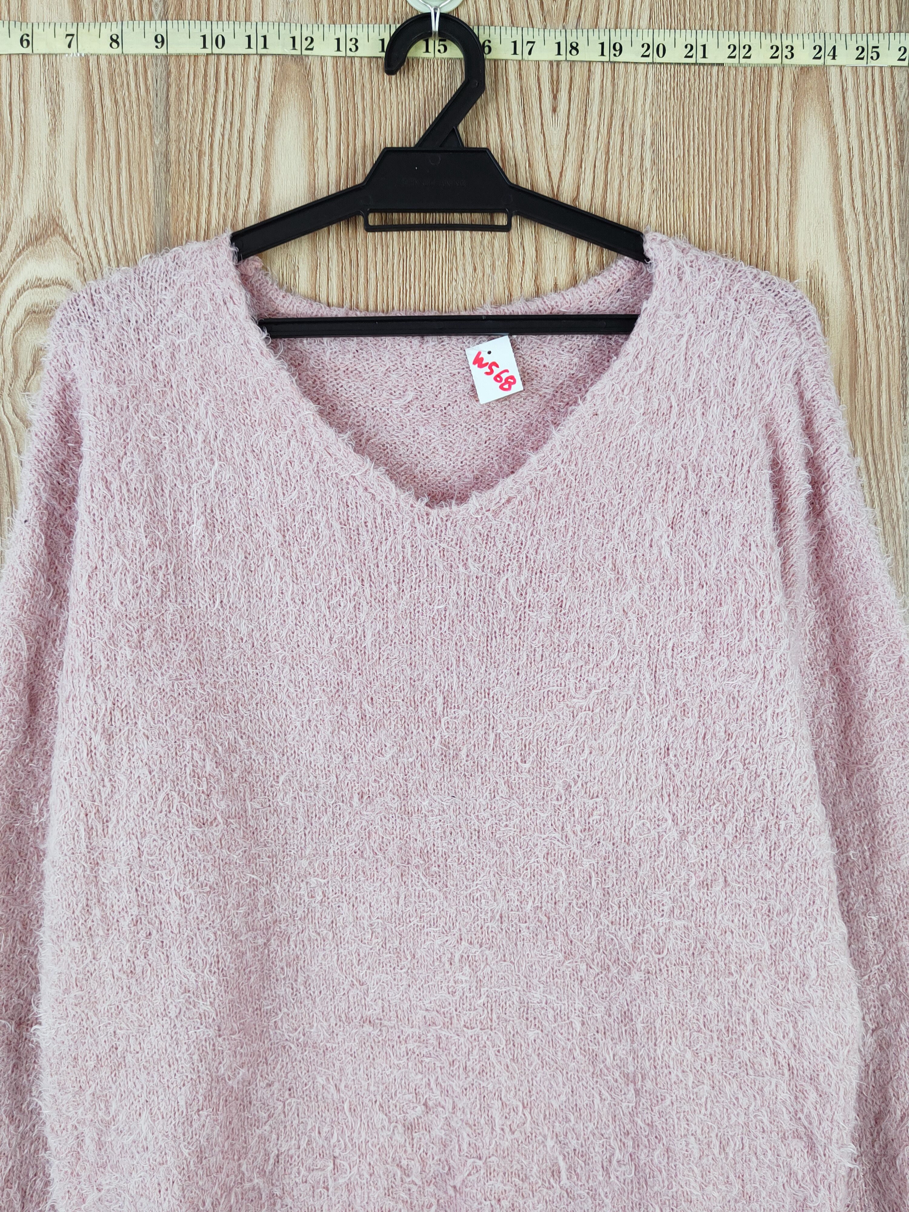 GU × Japanese Brand GU Pink Fur Mohair Knitwear Sweatshirts #W568 Size L / US 10 / IT 46 - 2 Thumbnail