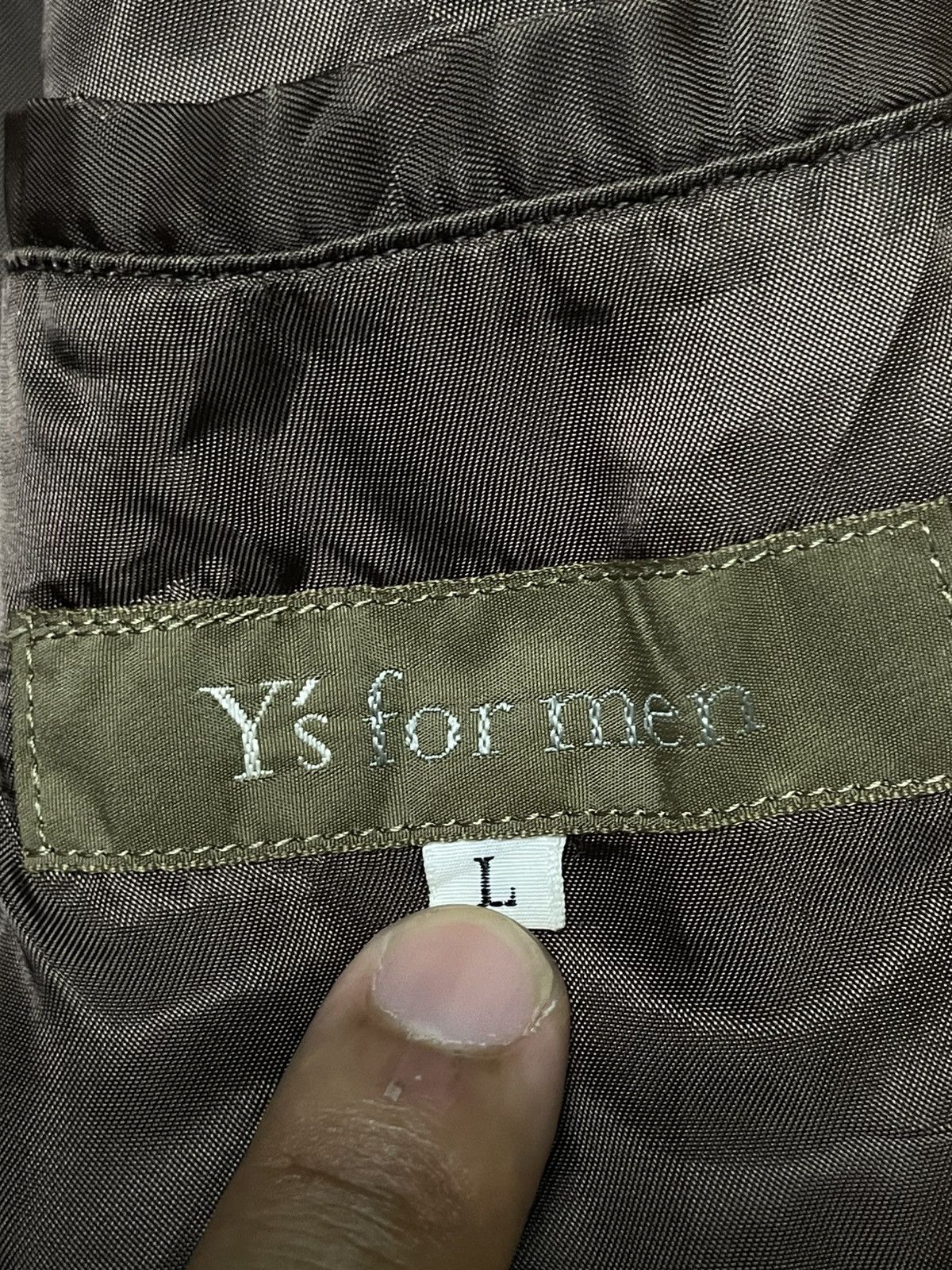 Y's for Men Y’s For Men Wool Zipper Jacket (105) Size US L / EU 52-54 / 3 - 9 Thumbnail
