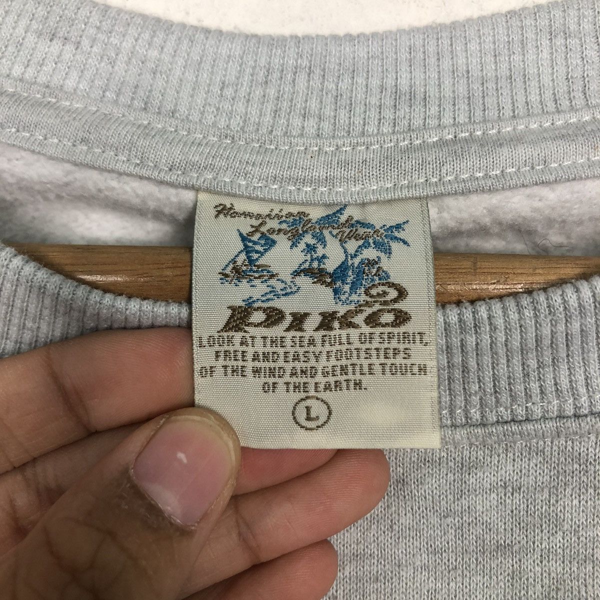 Japanese Brand × Vintage 📌Vintage Sweatshirt Piko Hawaii Design Big Logo Size US L / EU 52-54 / 3 - 15 Thumbnail