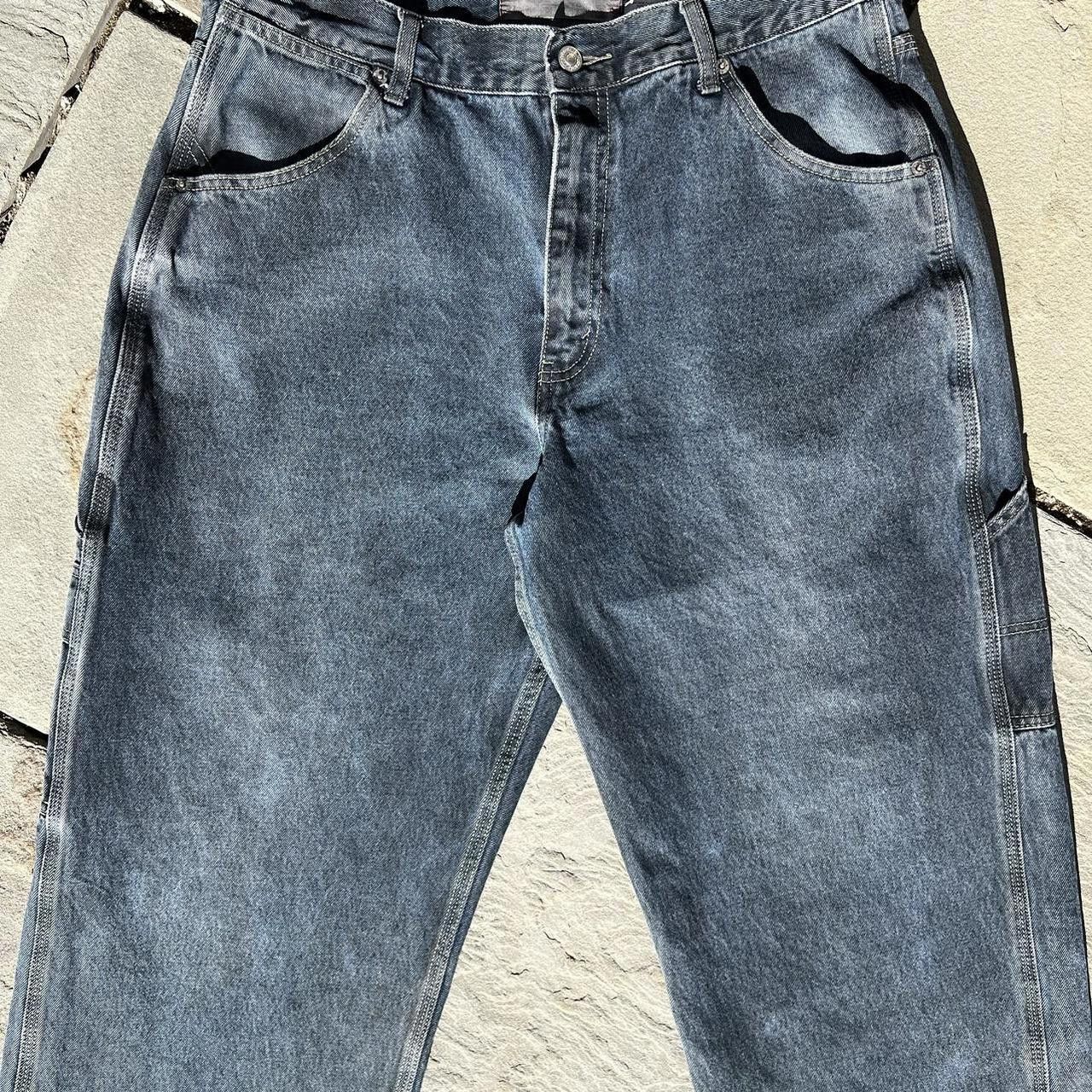 Levi's Vintage Y2K 2001 Overdye Levis Reworked Carpenter Work Jeans Size US 34 / EU 50 - 4 Thumbnail